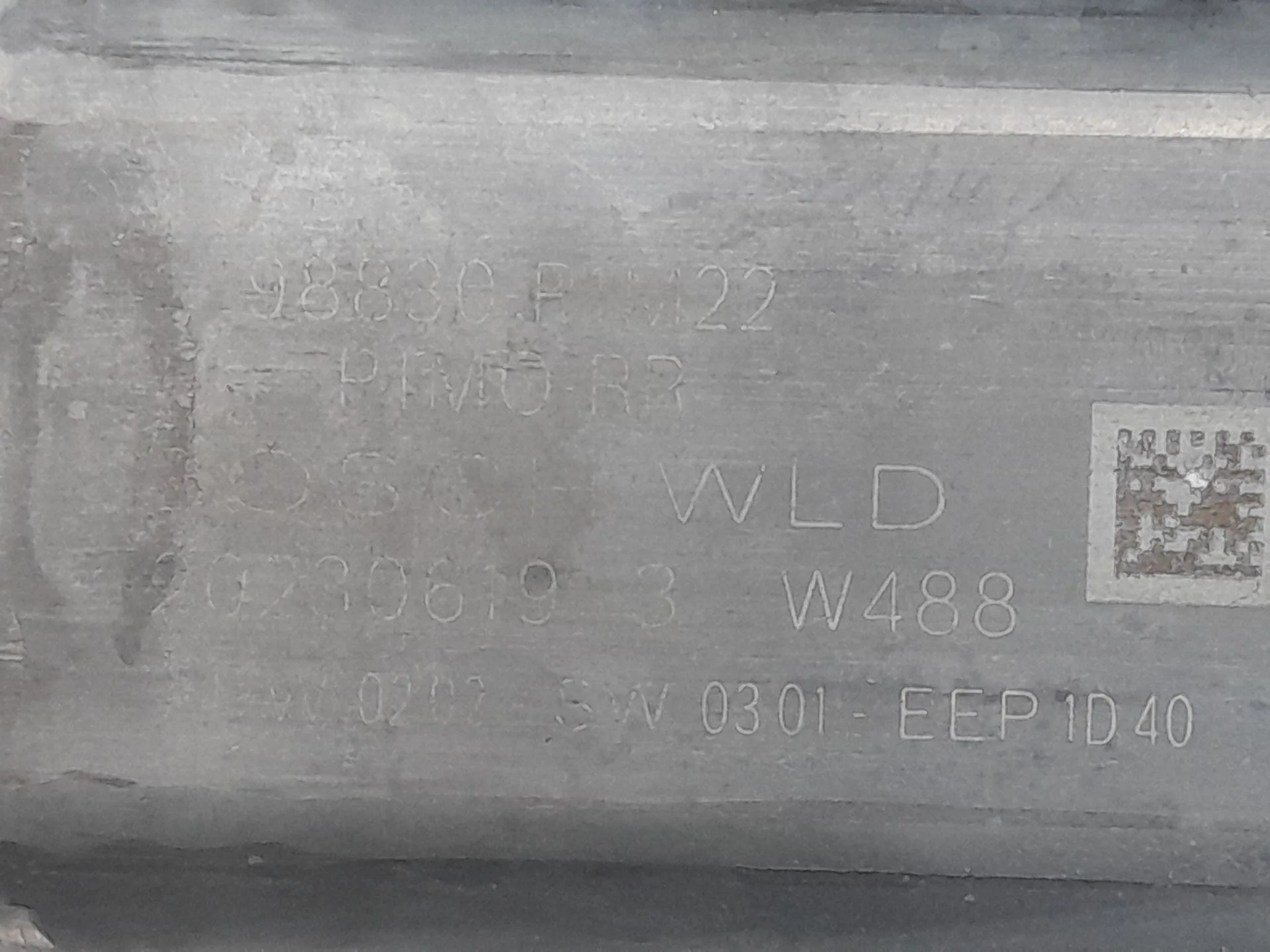 Elevalunas Trasero Derecho para Opel Crossland X / Crossland (P17, P2Qo)