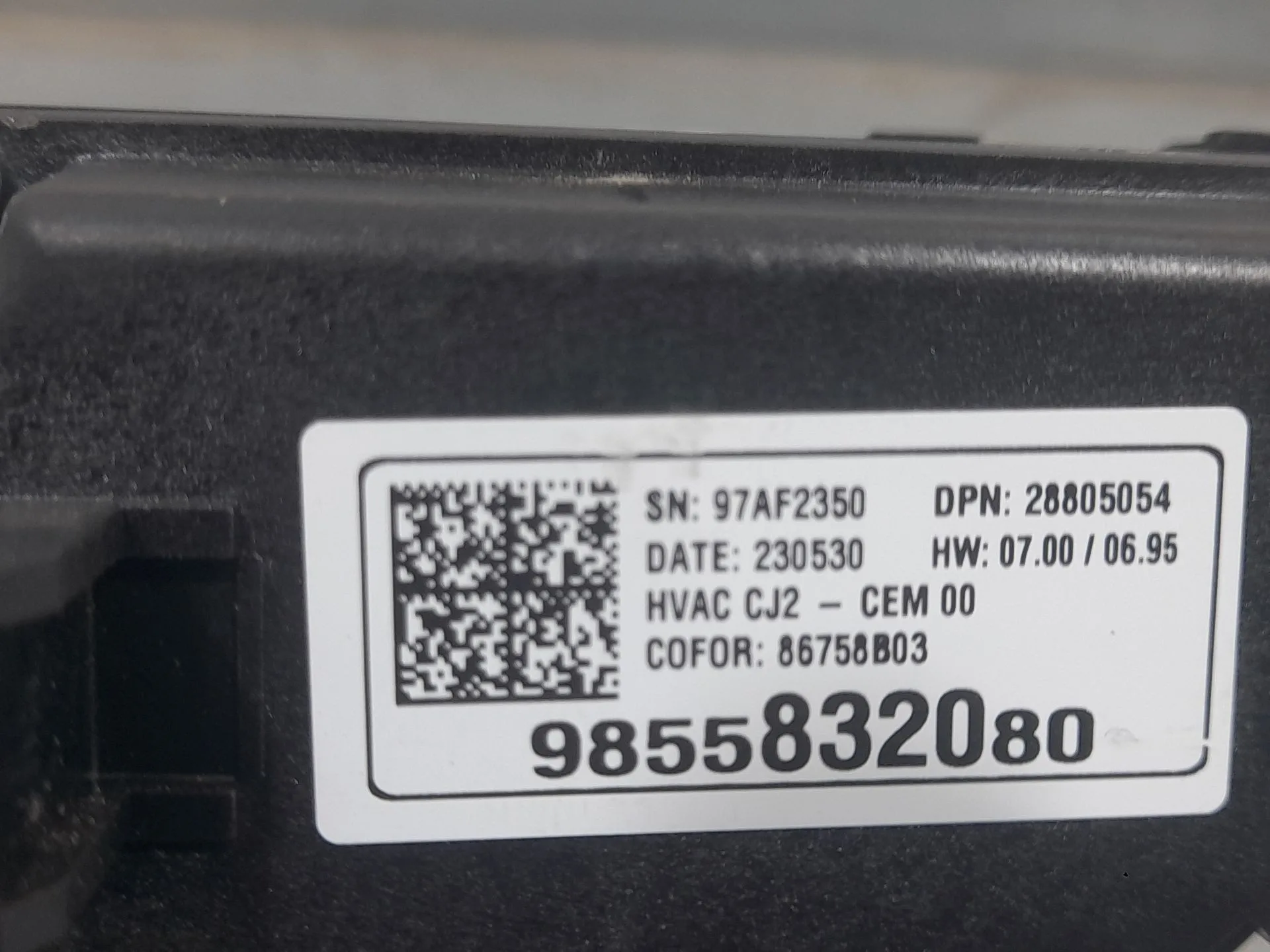 Mando Climatizador para Opel Crossland X / Crossland (P17, P2Qo)