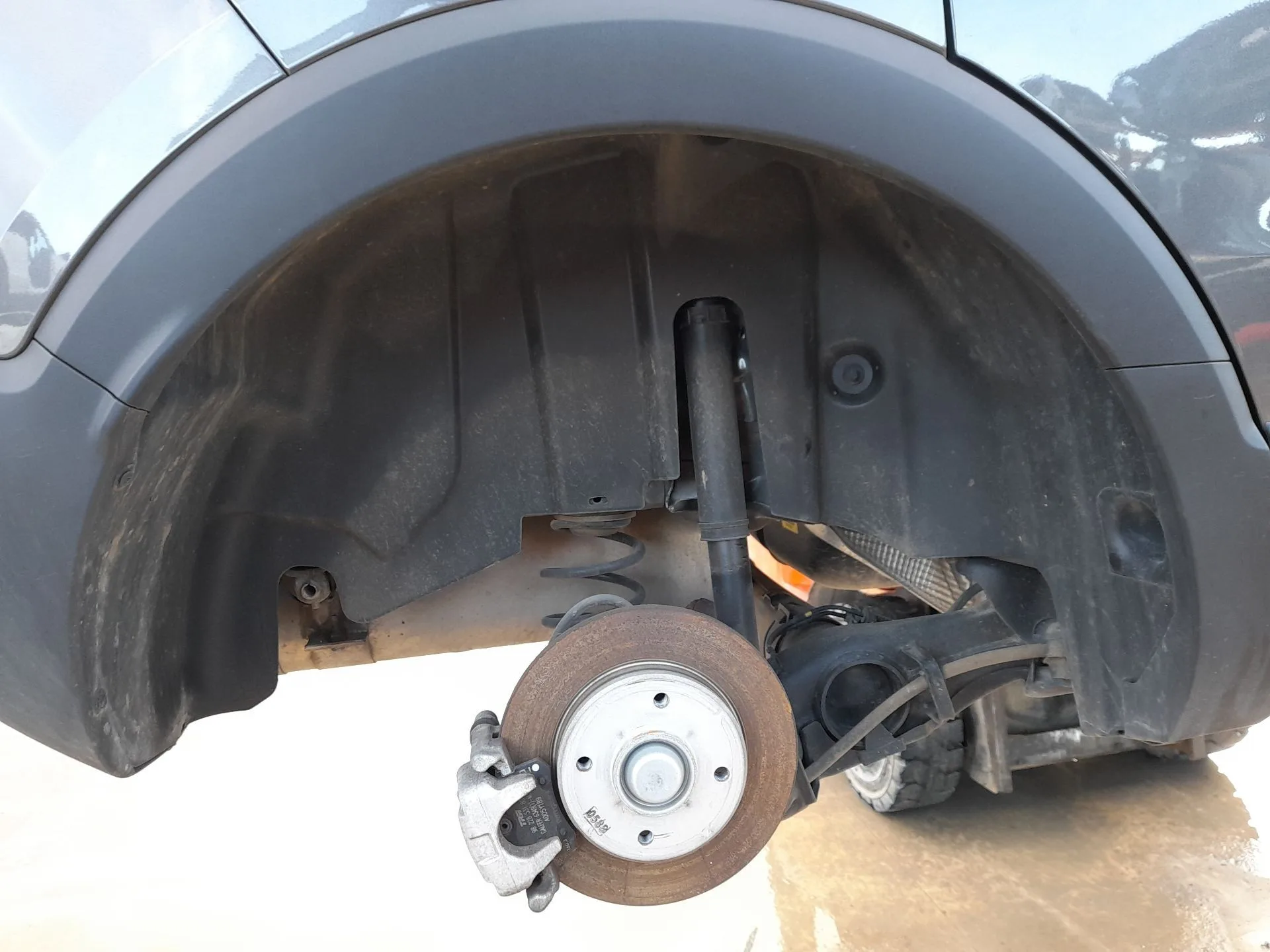 Plastico Pase Rueda Tras. Dch. para Opel Crossland X / Crossland (P17, P2Qo)