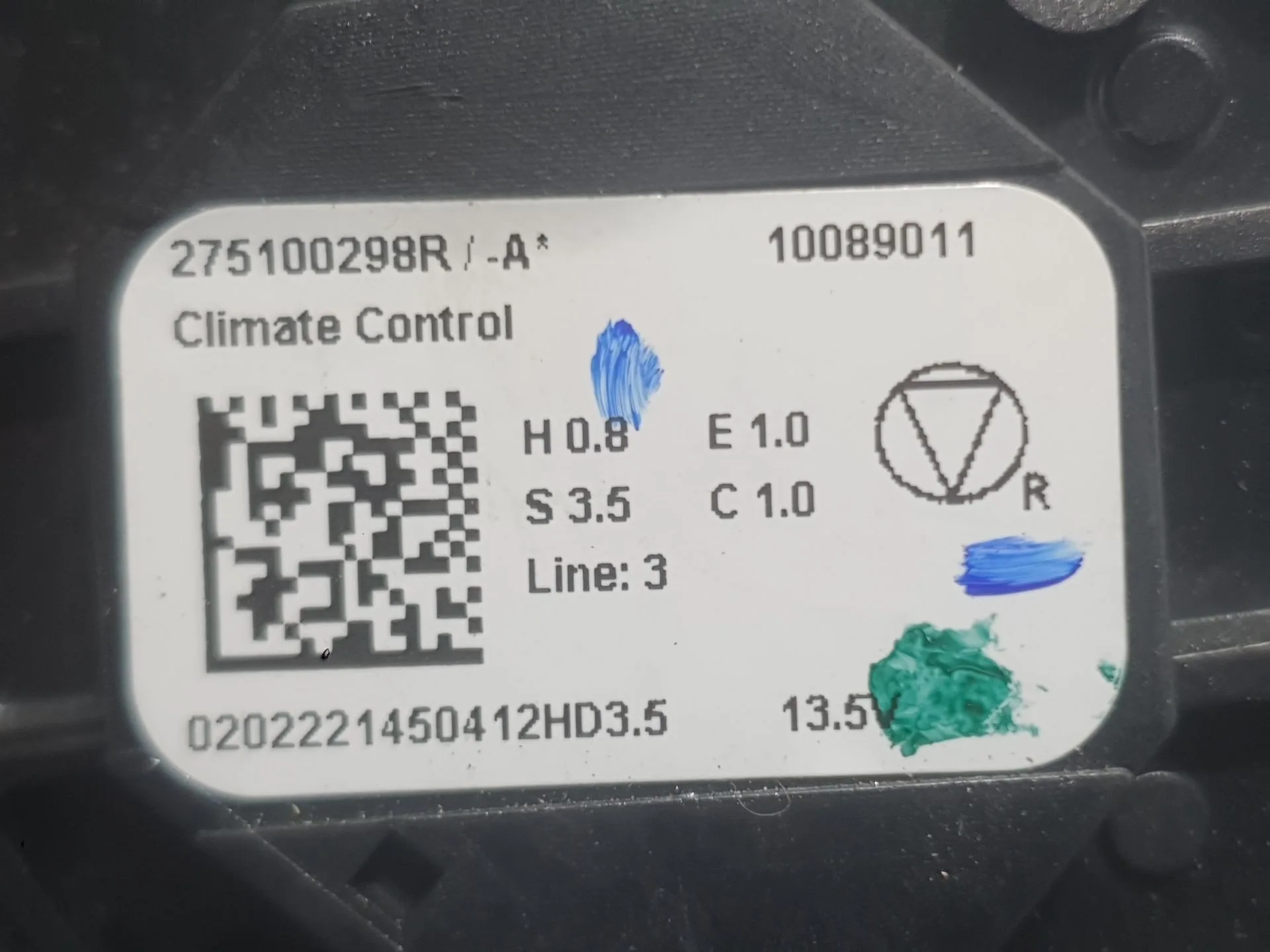Mando Calefaccion / Aire Acondicionado para Dacia Sandero Iii