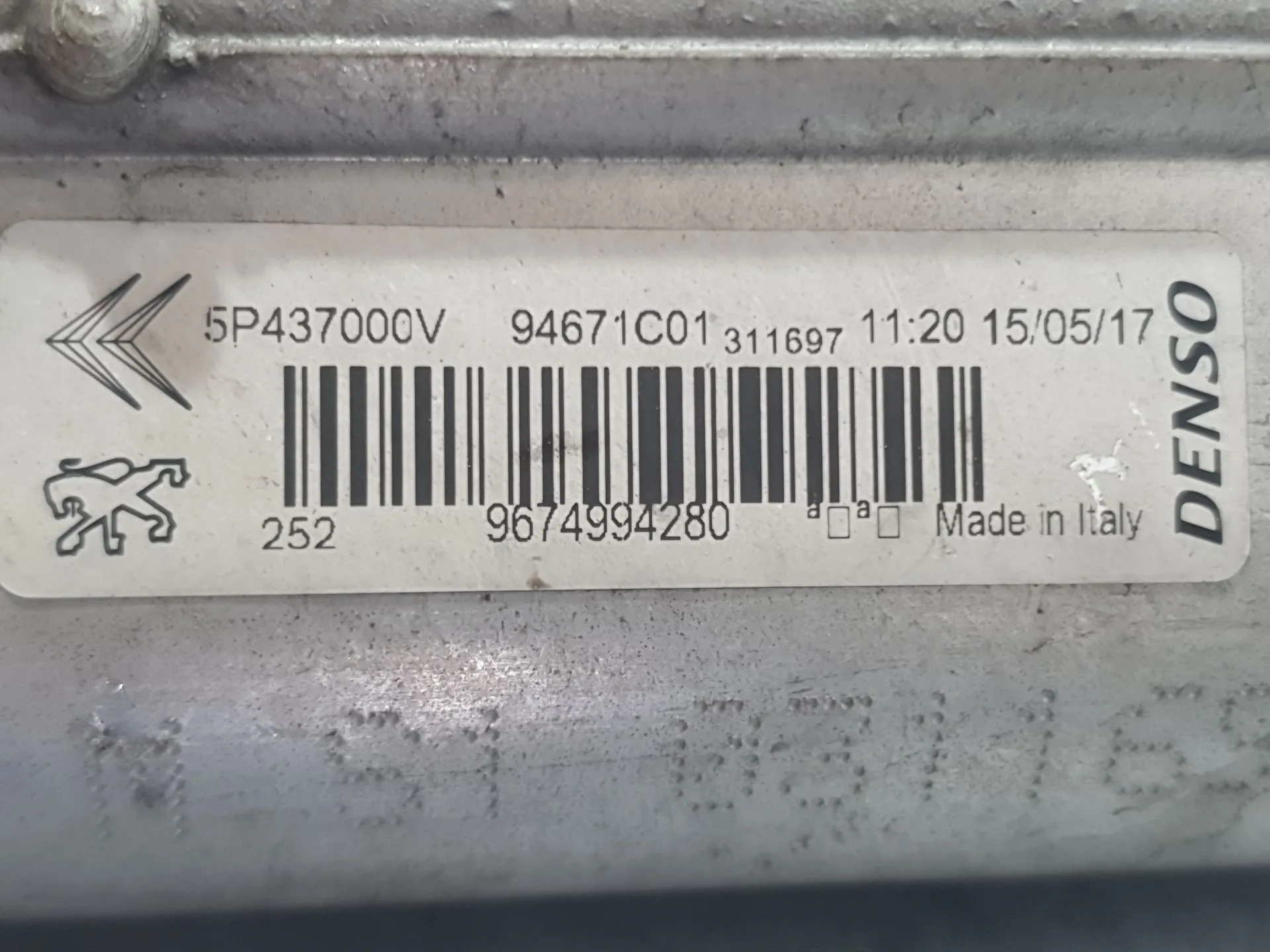 Condensador / Radiador Aire Acondicionado para Citroën C-Elysee (Dd_)
