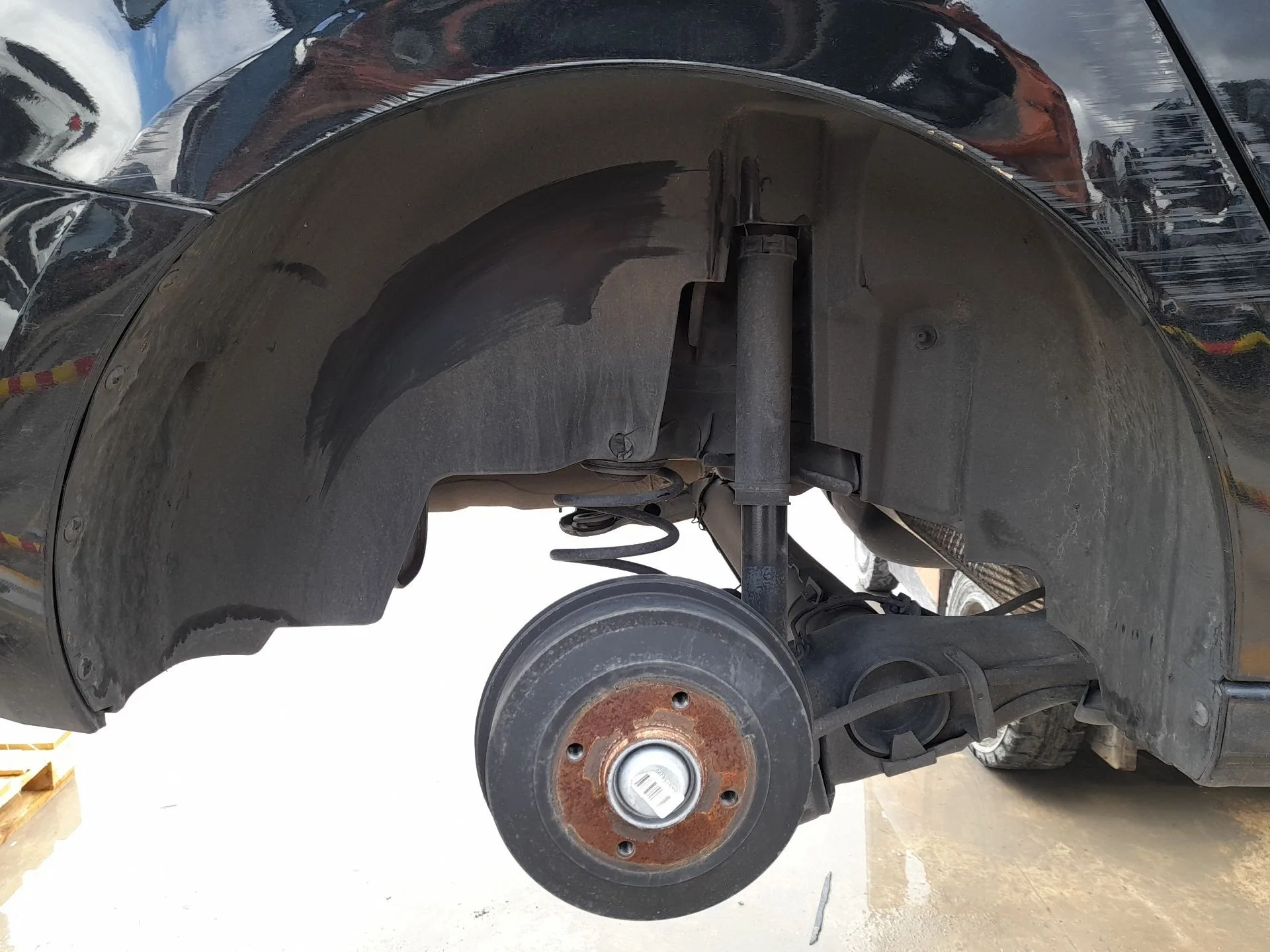 Plastico Pase Rueda Tras. Dch. para Citroën C-Elysee (Dd_)