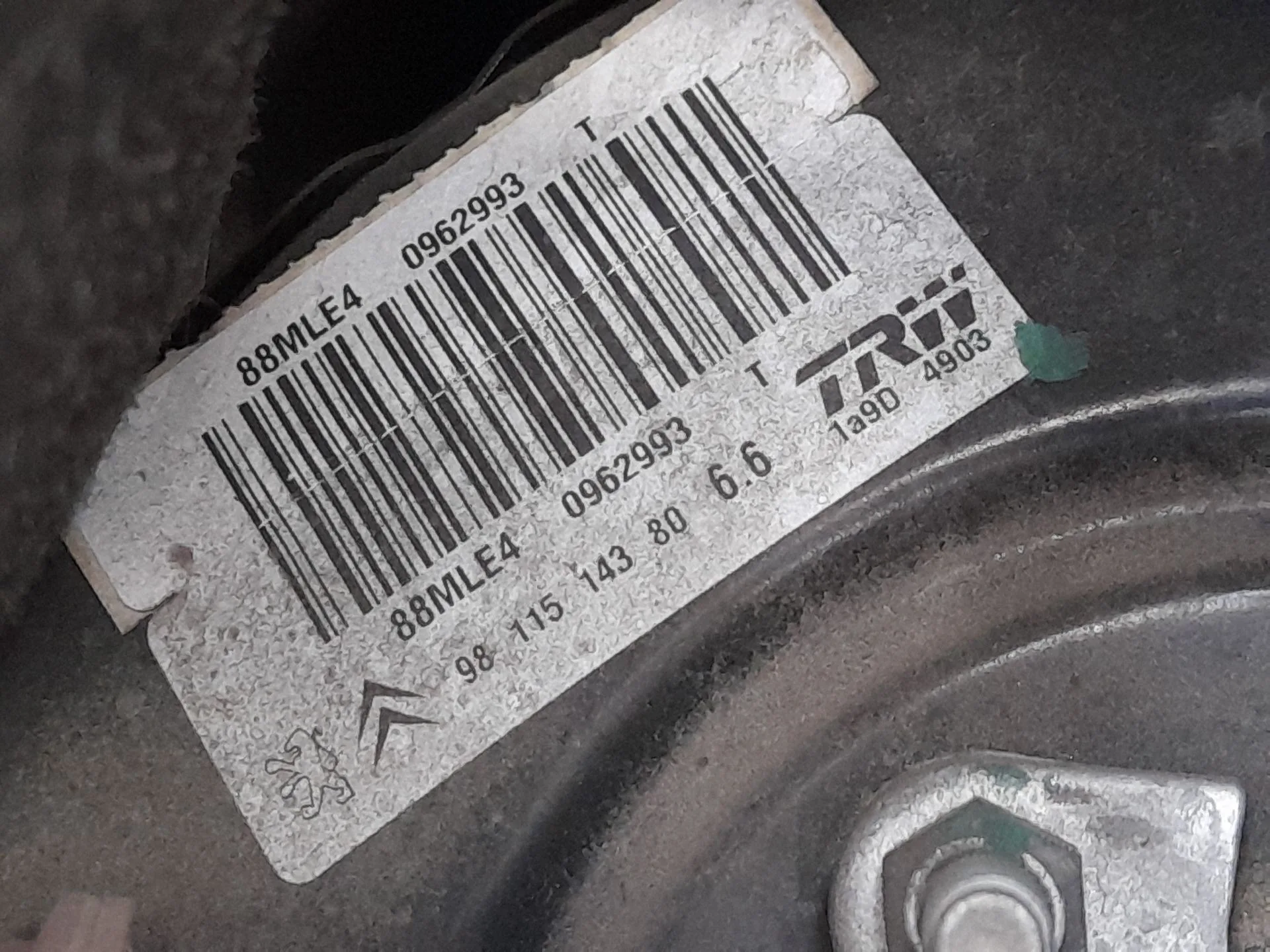Servofreno para Citroën C-Elysee (Dd_)
