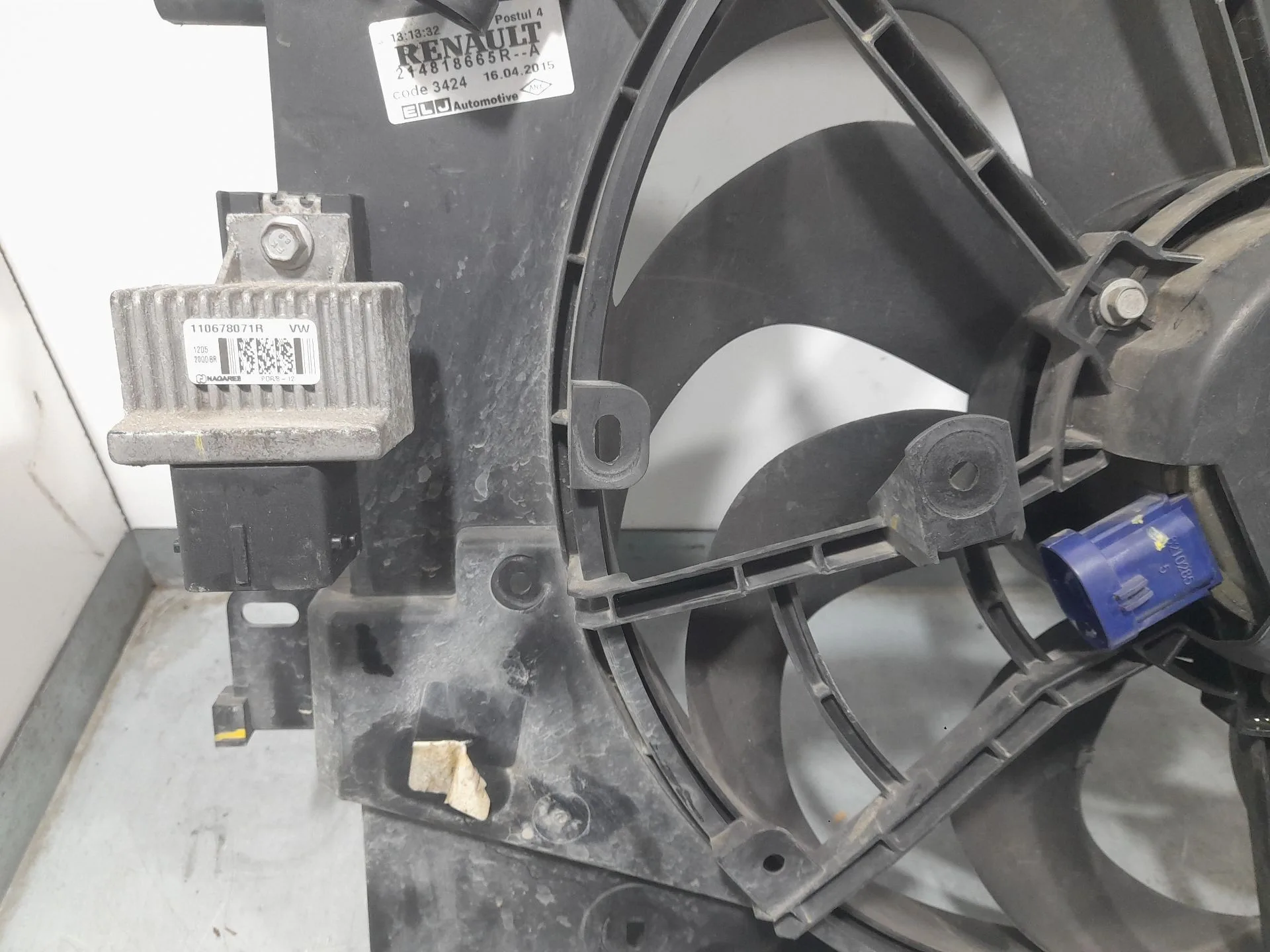 Electroventilador para Dacia Dokker Furgoneta/Monovolumen