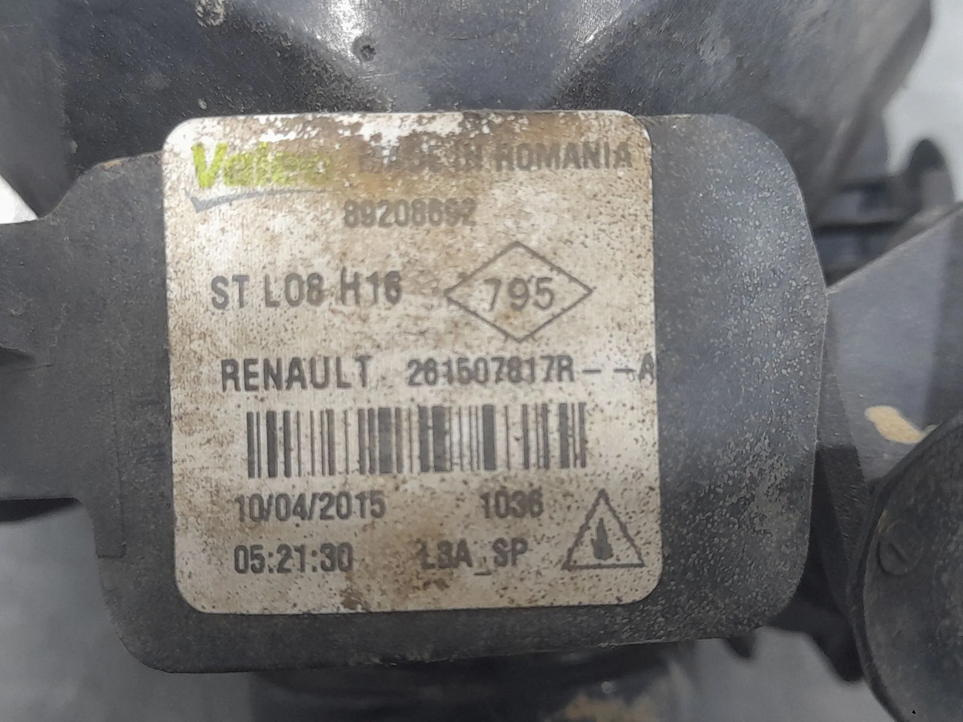 Faro Antiniebla Izquierdo para Dacia Dokker Furgoneta/Monovolumen