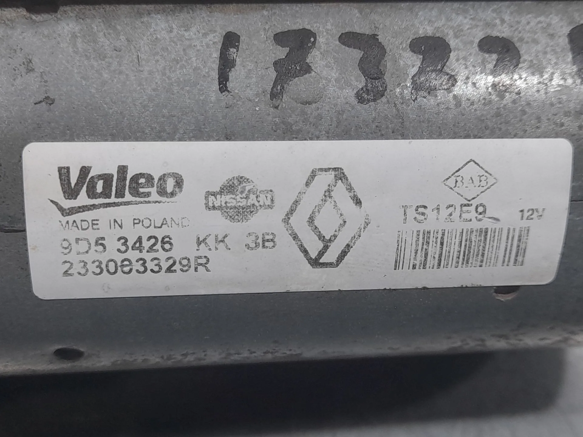 Motor Arranque para Dacia Dokker Furgoneta/Monovolumen