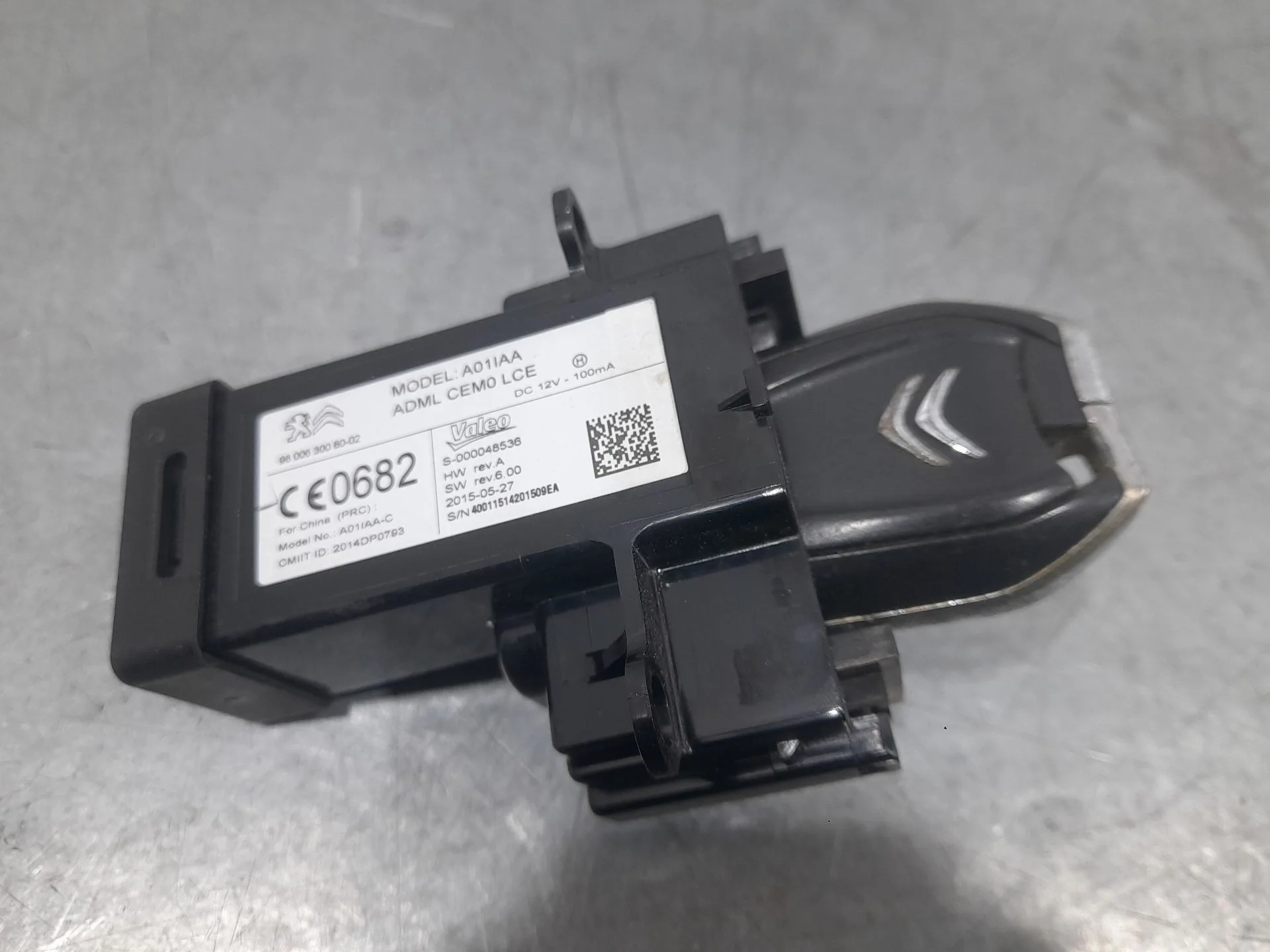 Conmutador De Arranque para Citroën C4 Picasso Ii