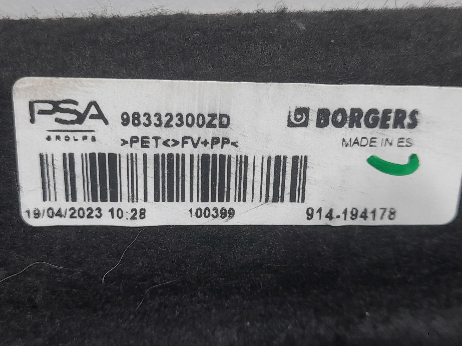 Bandeja Trasera para Citroën C4 Iii (Ba_, Bb_, Bc_)