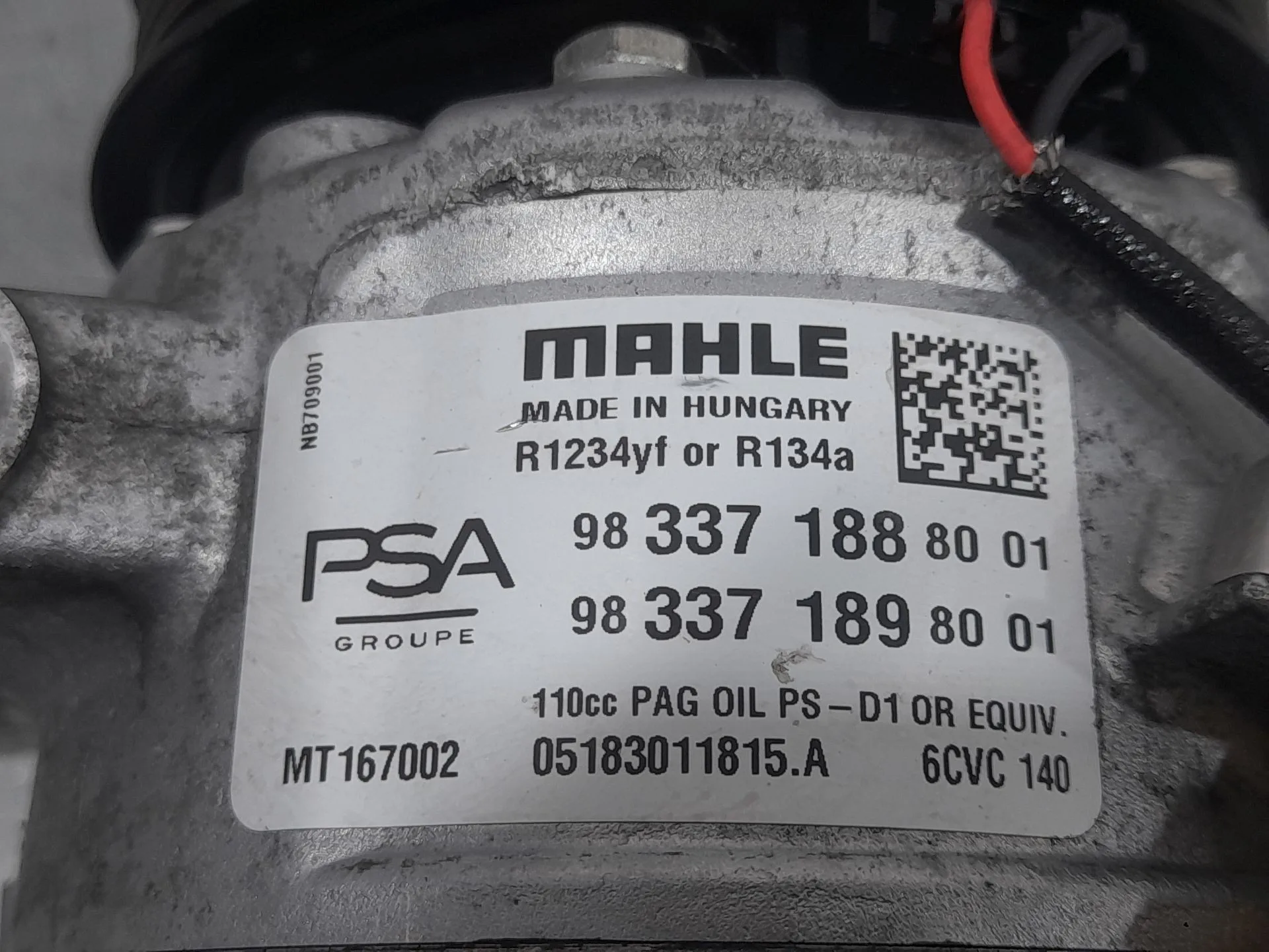 Compresor Aire Acondicionado para Citroën C4 Iii (Ba_, Bb_, Bc_)