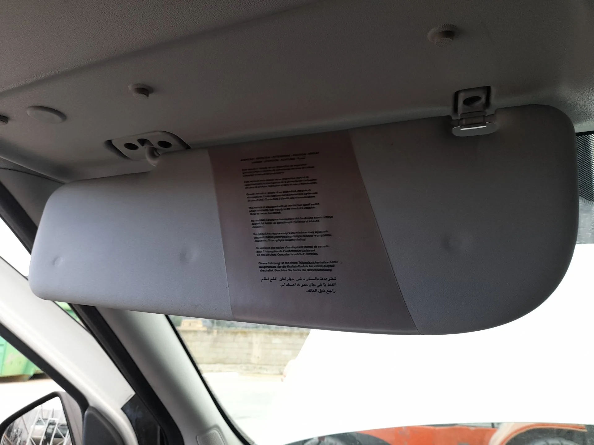 Parasol Izquierdo para Fiat Doblo Cargo (263_)