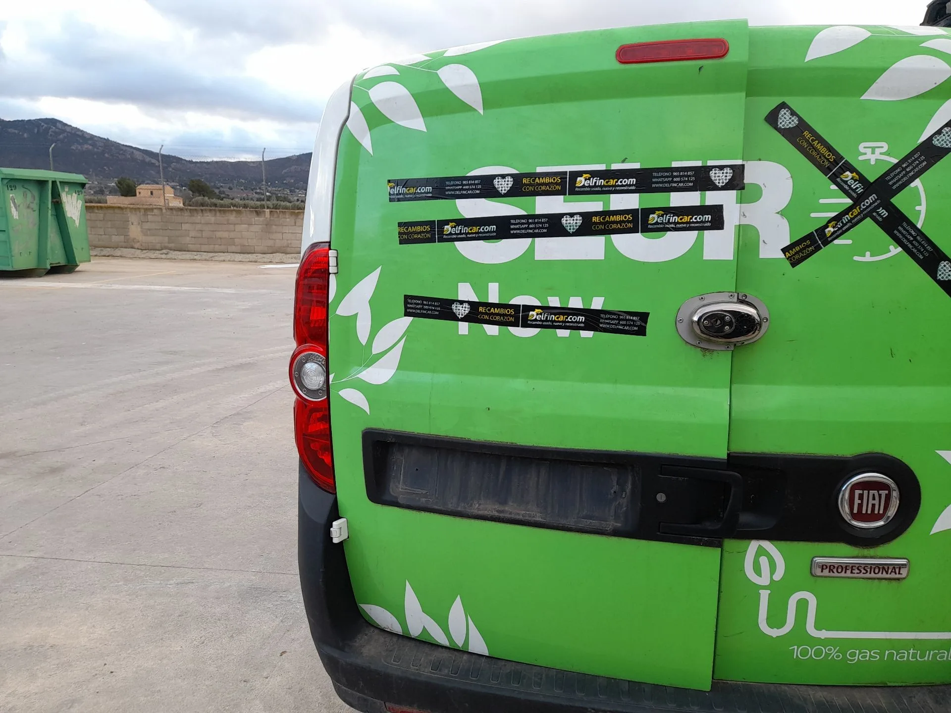 Puerta Trasera Izquierda Carga para Fiat Doblo Cargo (263_)