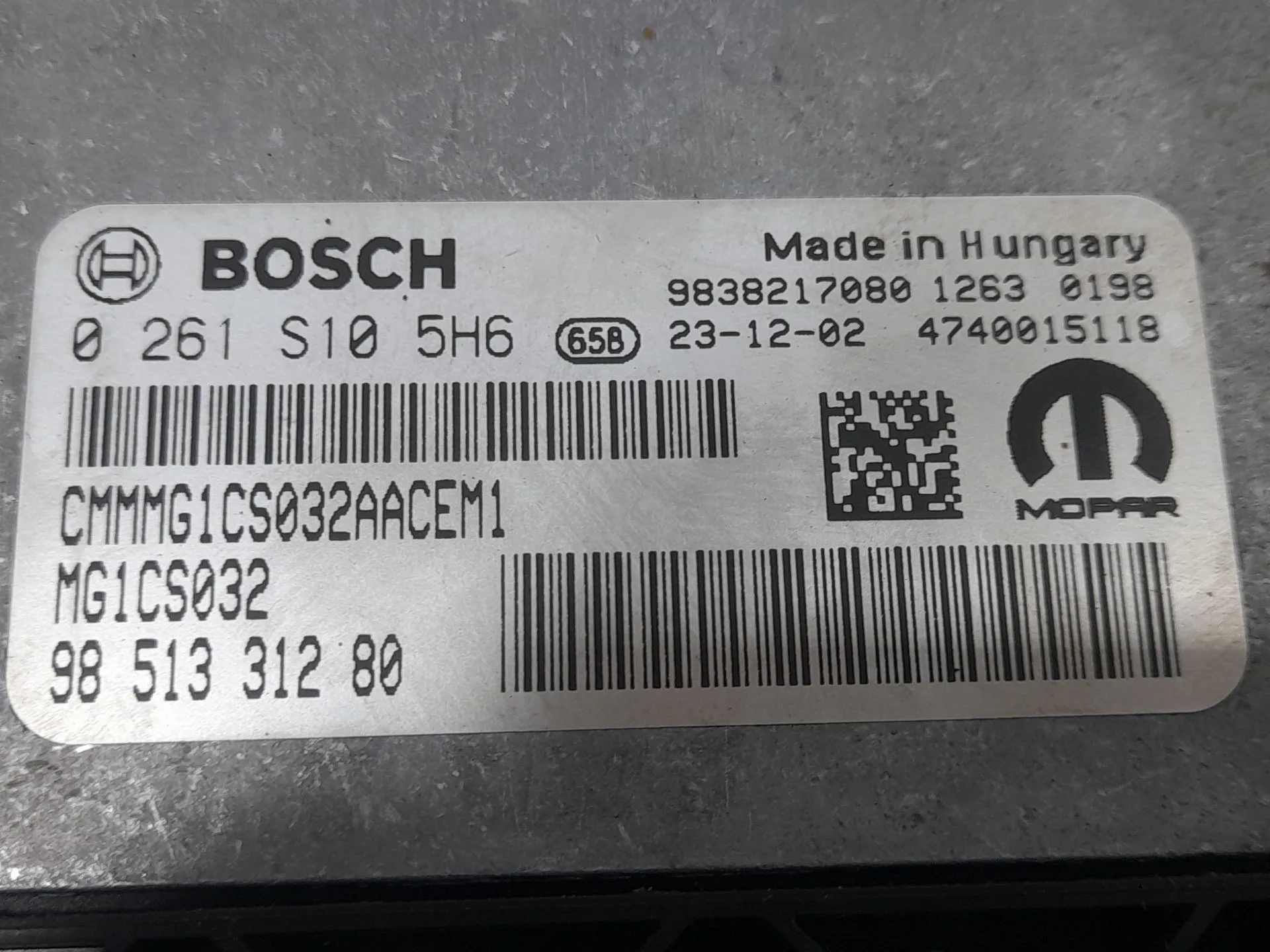 Centralita Motor Uce para Opel Corsa F