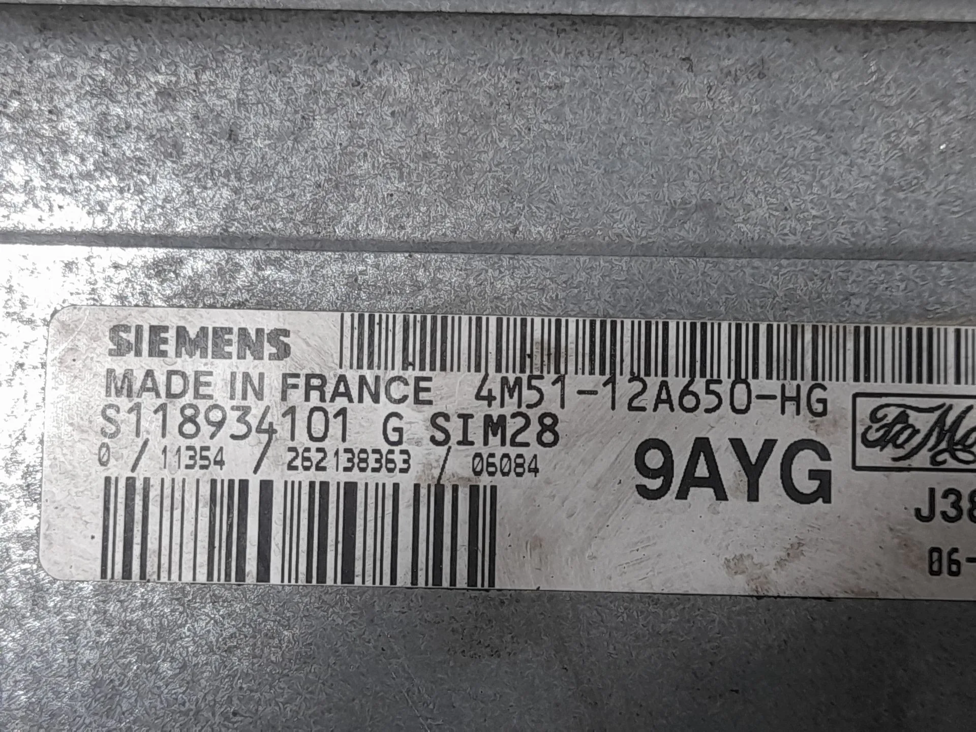 Centralita Motor Uce para Ford Focus C-Max (Cap)