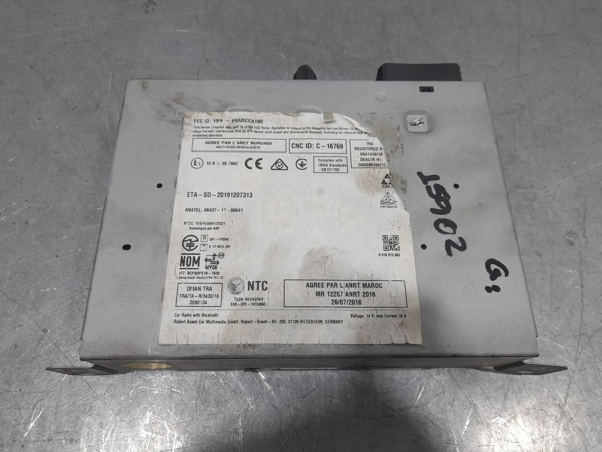 Sistema Audio / Radio para Opel Corsa F