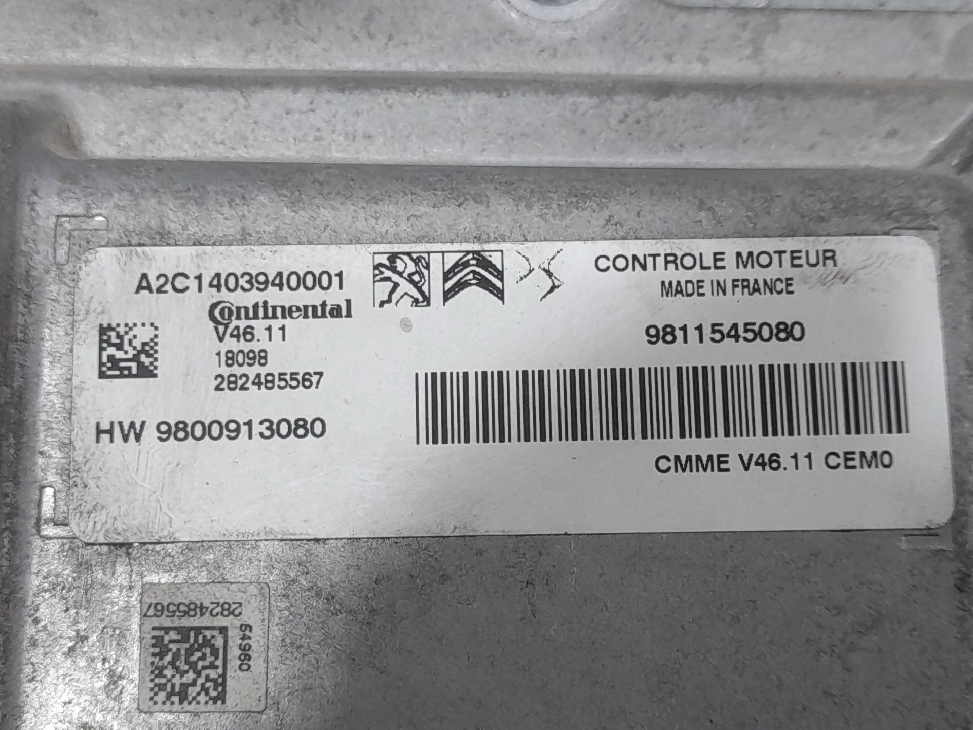 Centralita Motor Uce para Peugeot 2008 (--.2013->)
