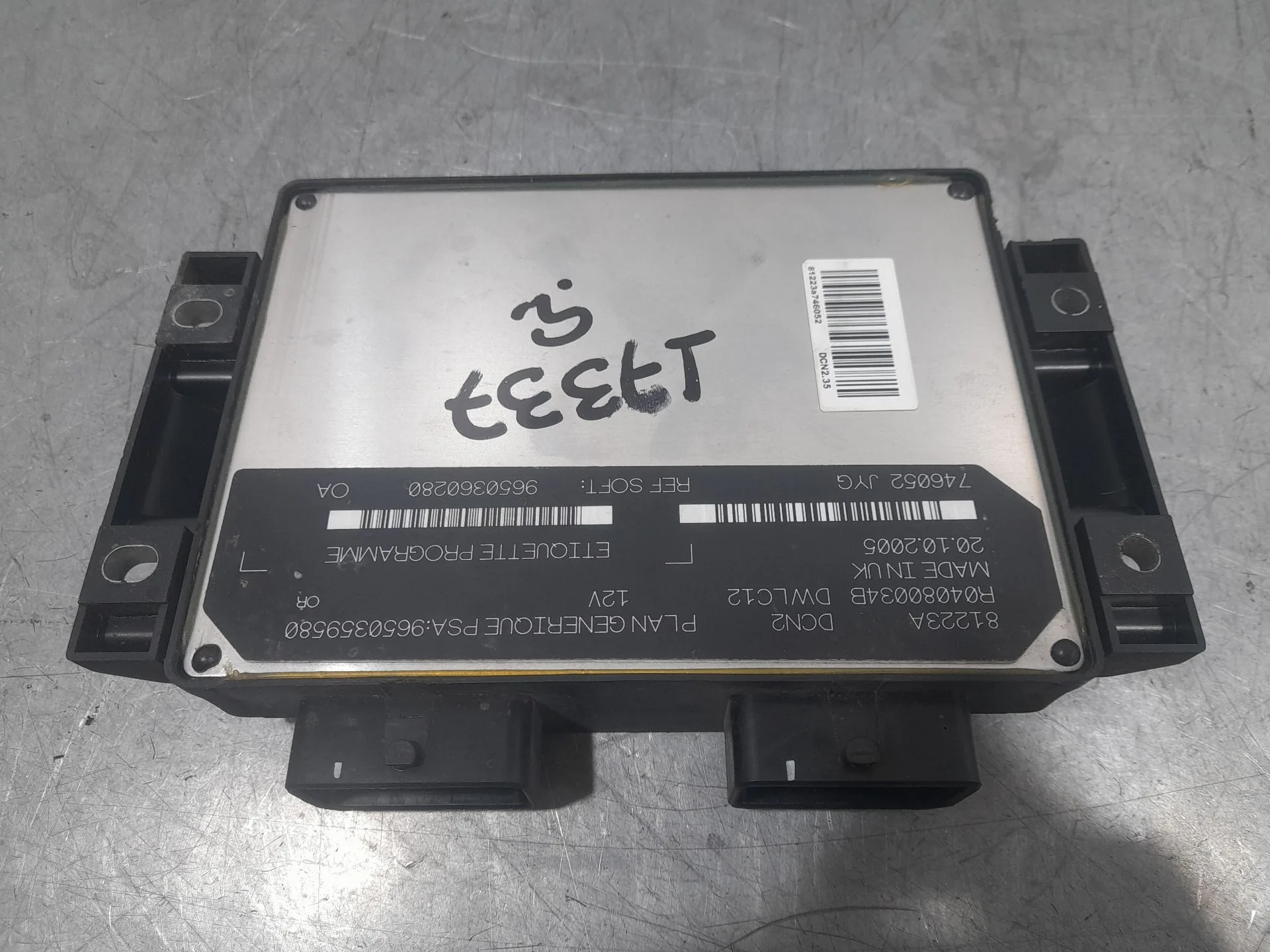 Centralita Motor Uce para Citroën Berlingo / Berlingo First Monospace (Mf_, Gjk_, Gfk_)
