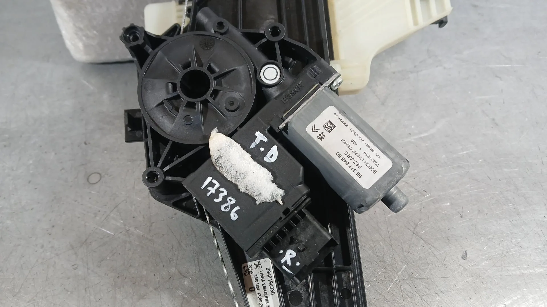 Elevalunas Trasero Derecho para Peugeot 5008 Ii (Mc_, Mj_, Mr_, M4_)