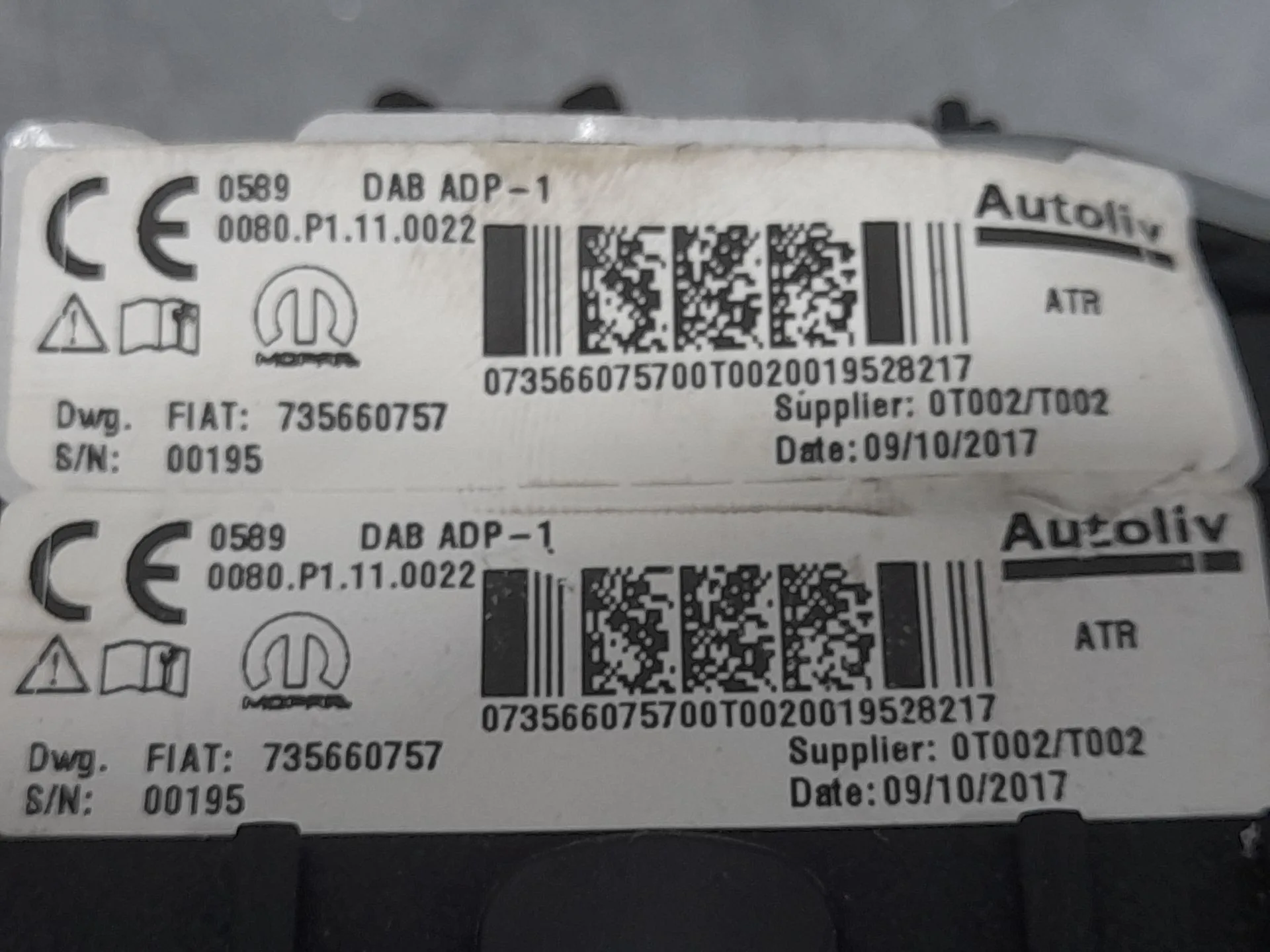 Kit Airbag para Fiat Tipo Station Wagon (356_, 357_)