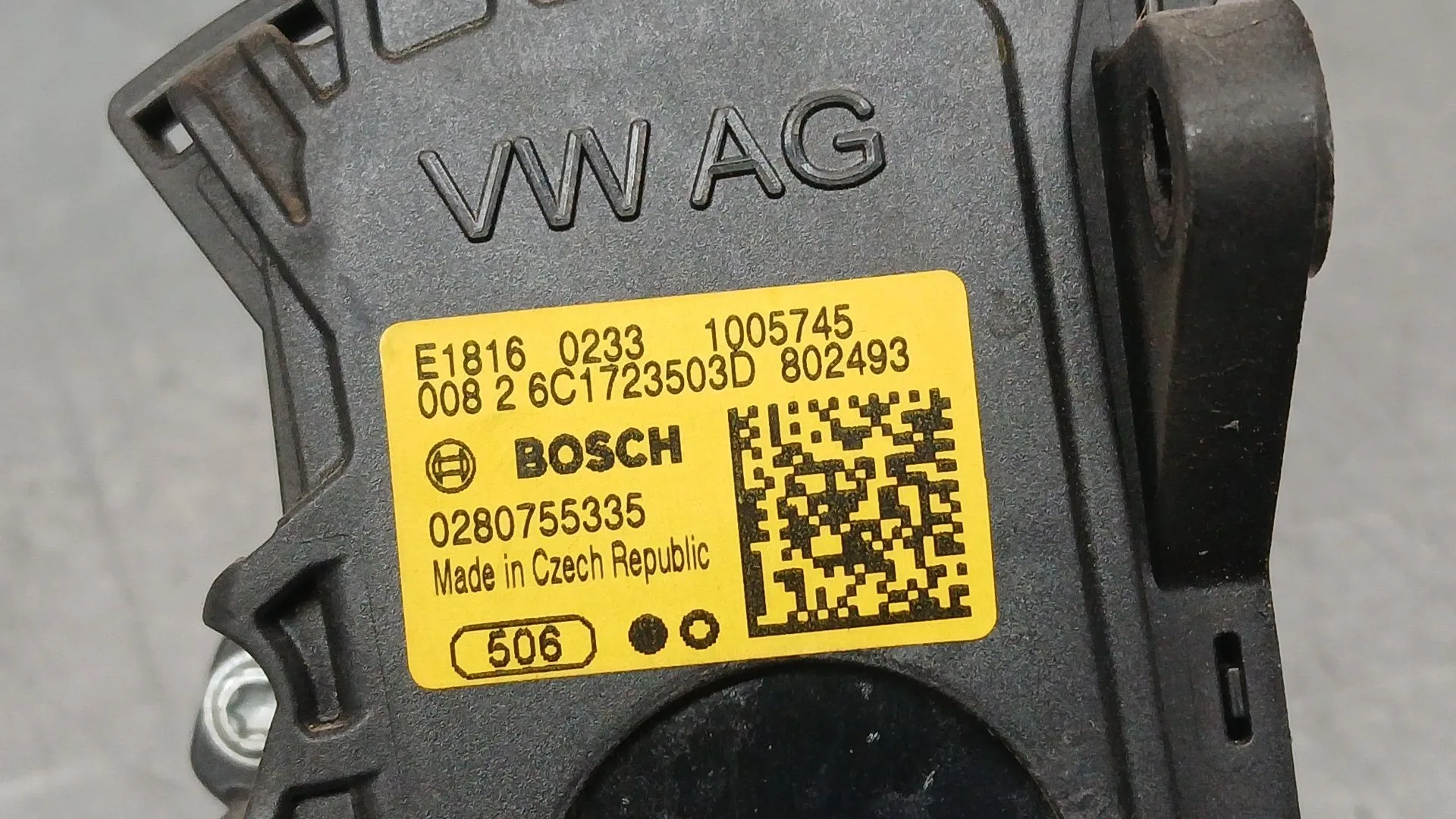 Potenciometro Pedal para Skoda Fabia