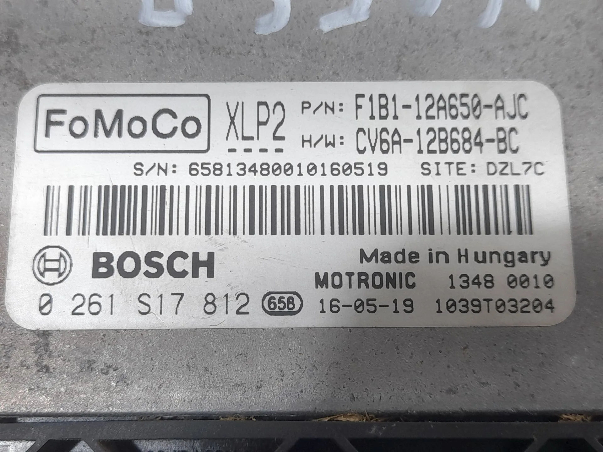 Centralita Motor Uce para Ford Fiesta (Ccn)