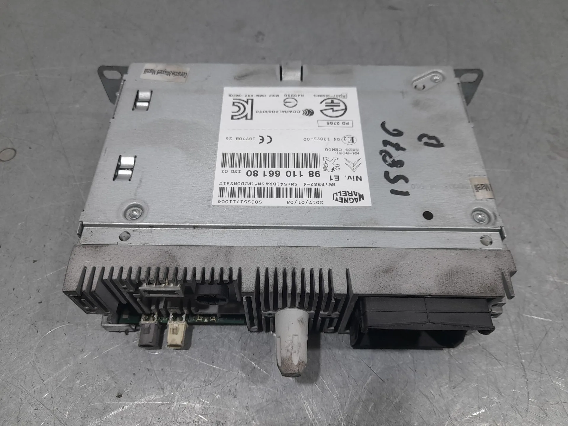 Sistema Audio / Radio para Peugeot 2008 (--.2013->)
