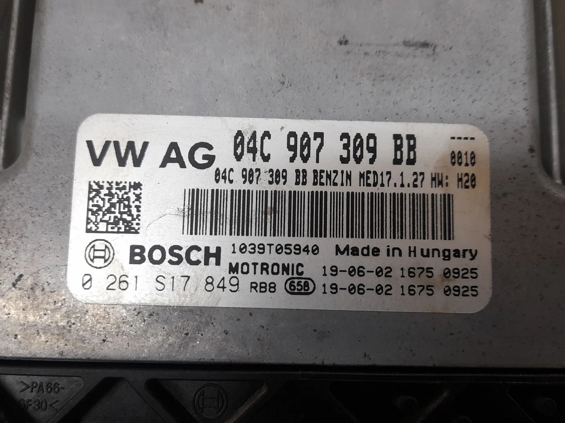 Centralita Motor Uce para Seat Arona