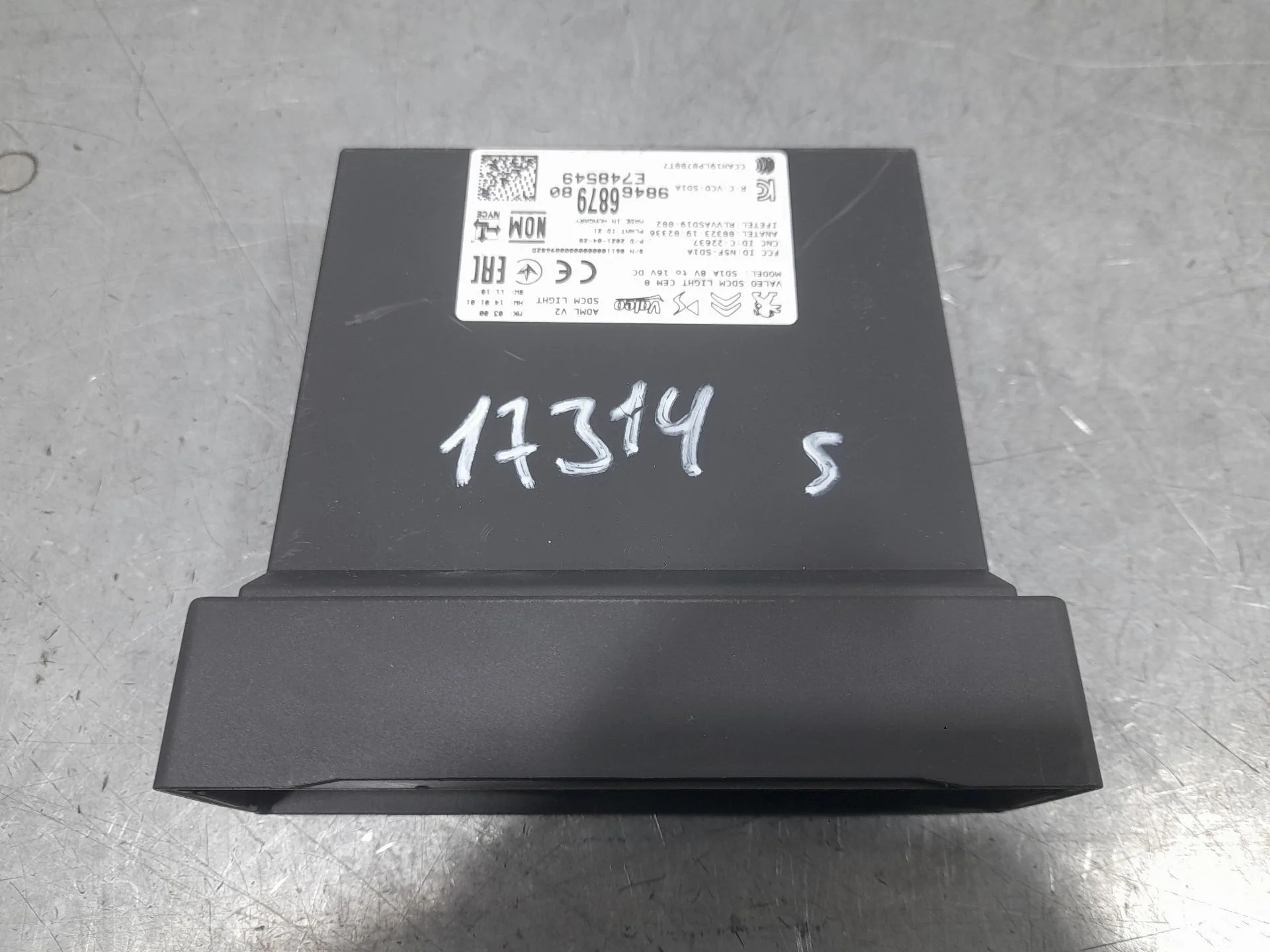 Modulo Electronico para Peugeot 2008 Ii (Ud_, Us_, Uy_, Uj_, Ur_, Uc_)