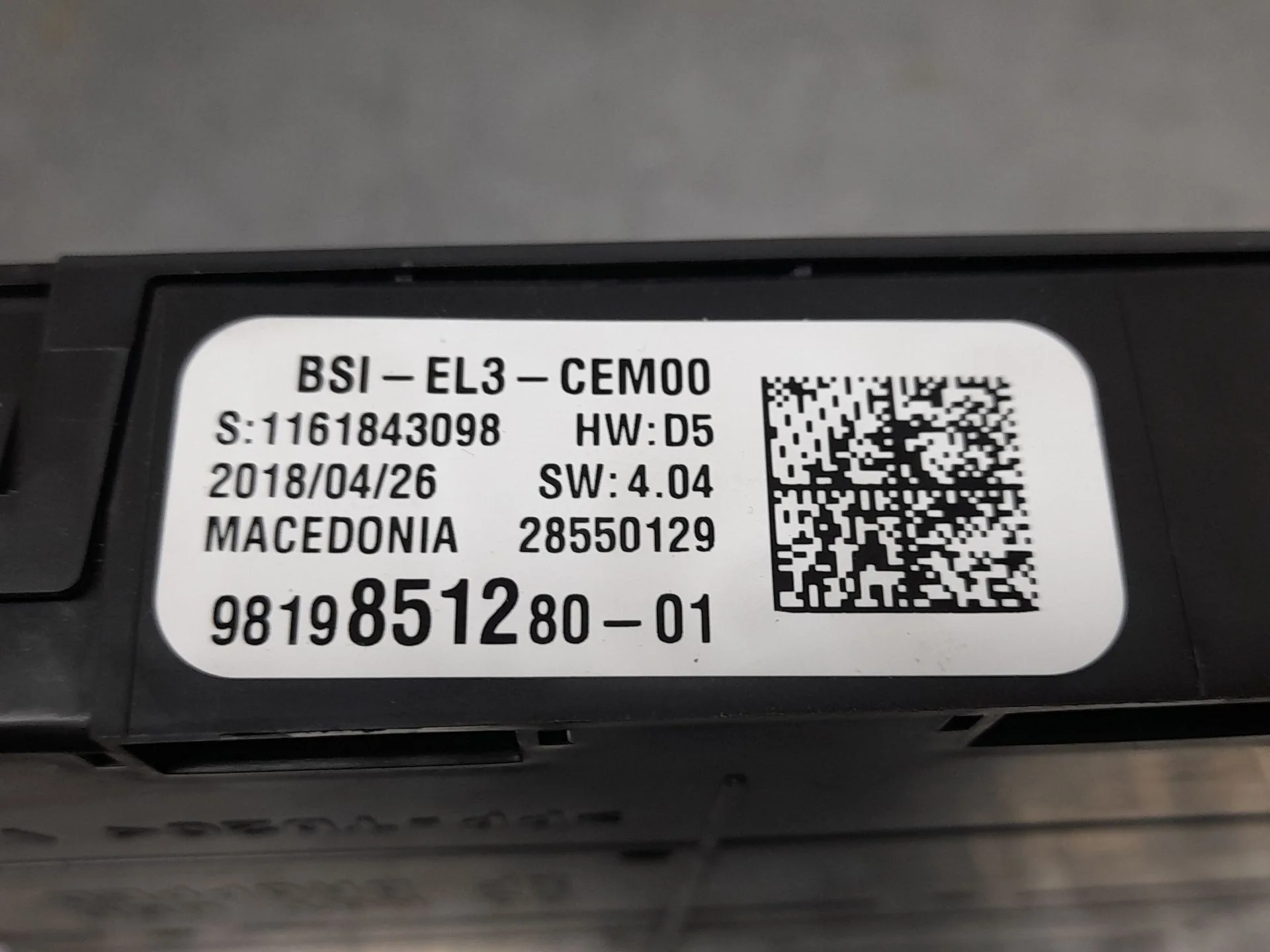 Caja Reles / Fusibles para Citroën C3 Iii (Sx)