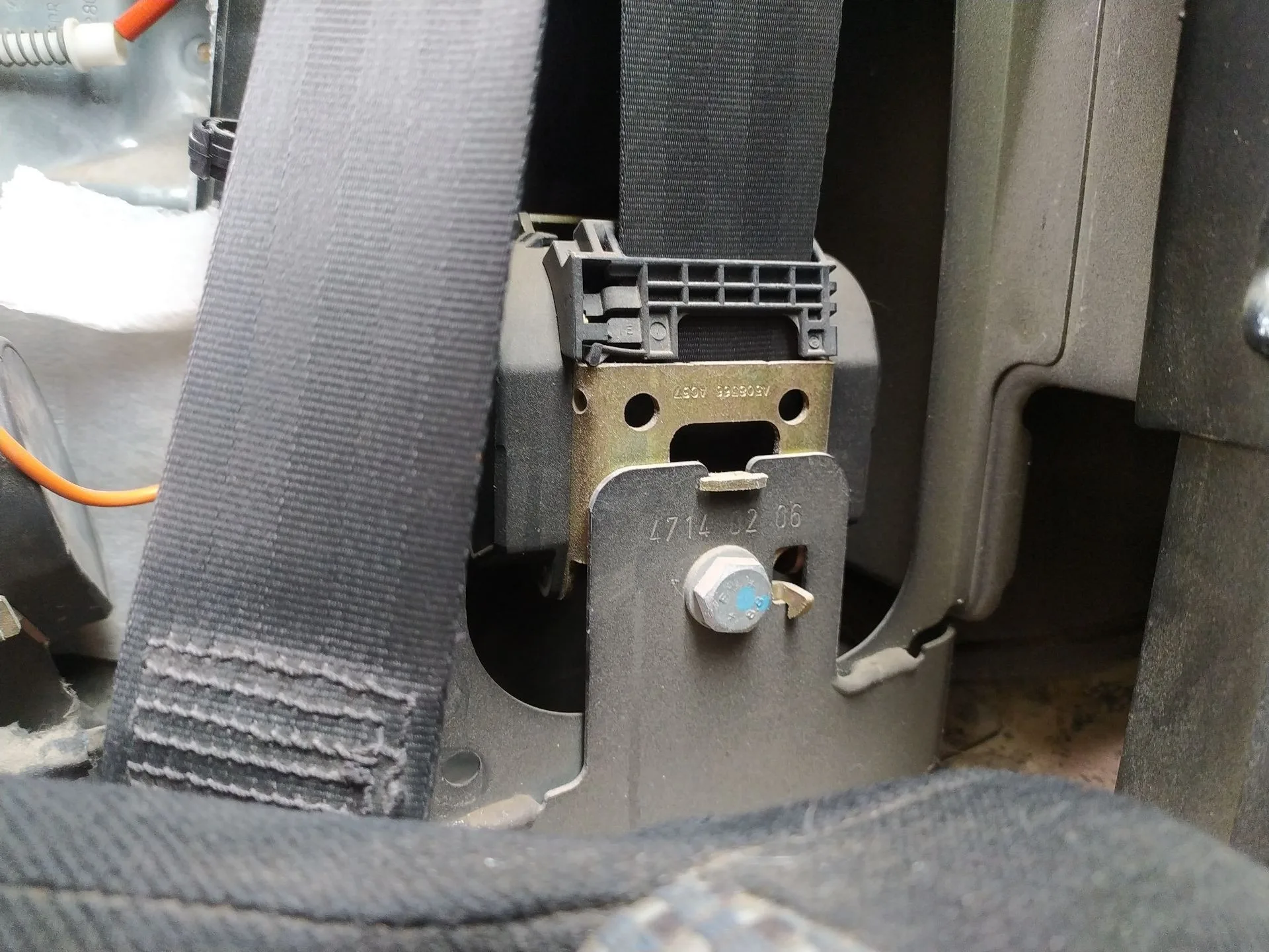 Cinturon Seguridad Trasero Derecho para Peugeot 206 Cc (2D)