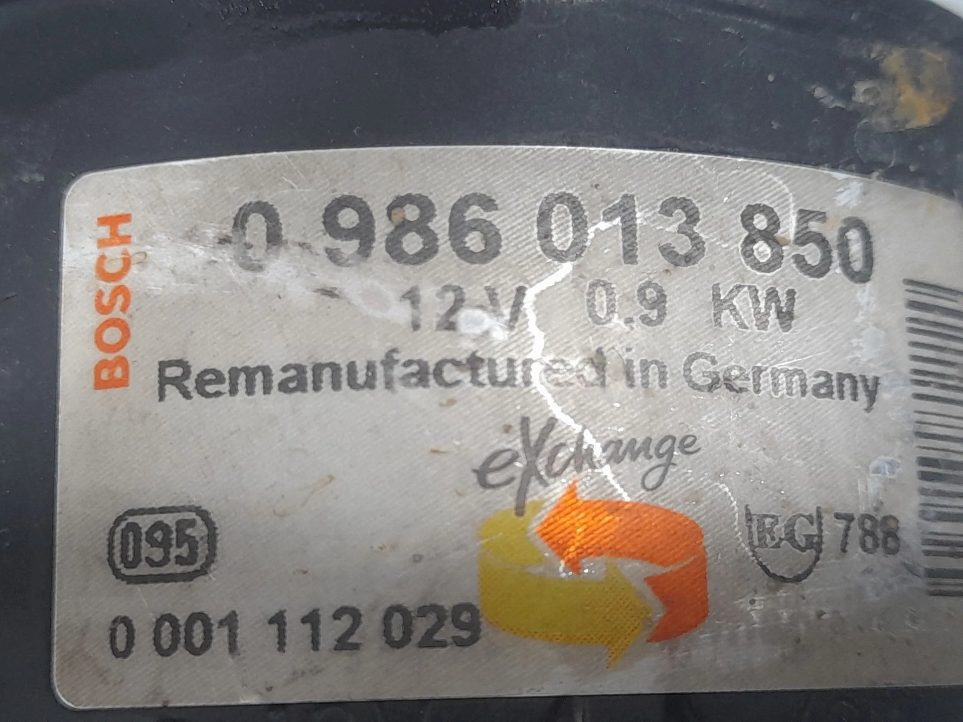 Motor Arranque para Peugeot 206 Cc (2D)