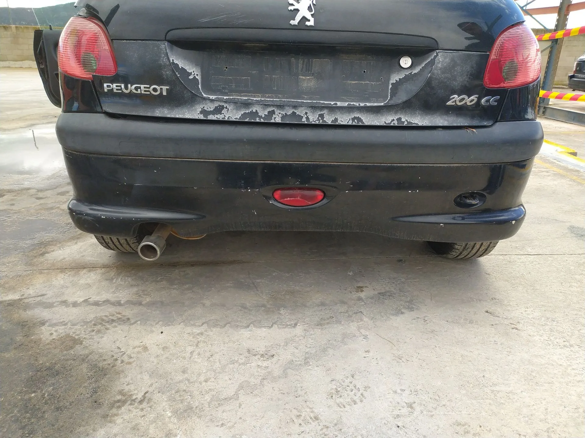 Paragolpes Trasero para Peugeot 206 Cc (2D)