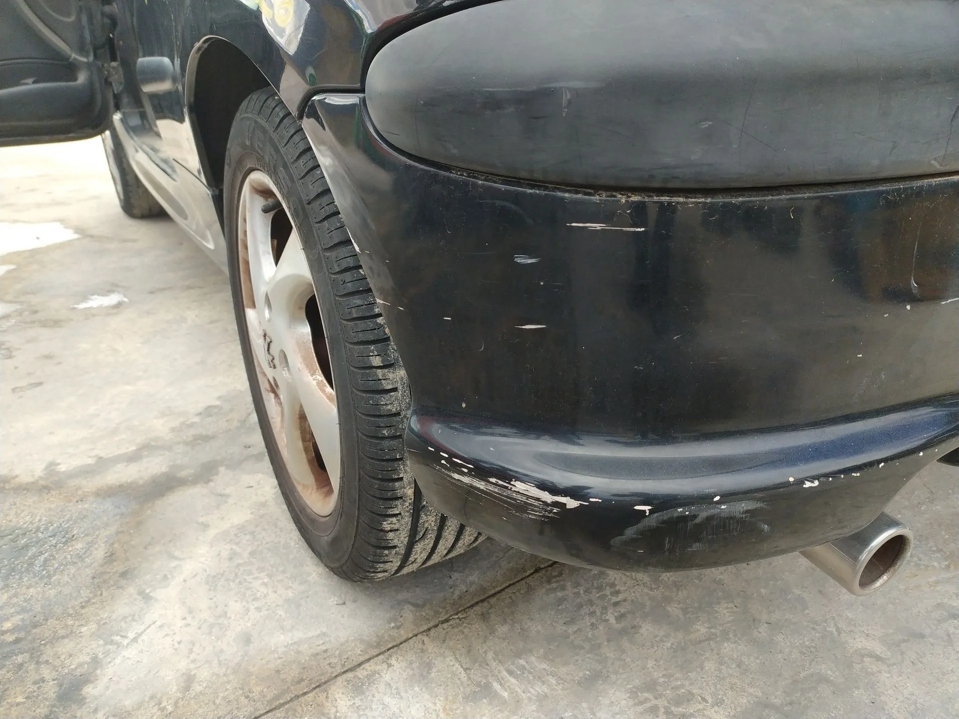 Paragolpes Trasero para Peugeot 206 Cc (2D)