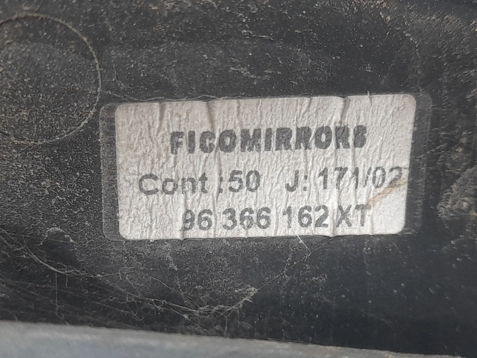 Retrovisor Derecho para Peugeot 206 Cc (2D)