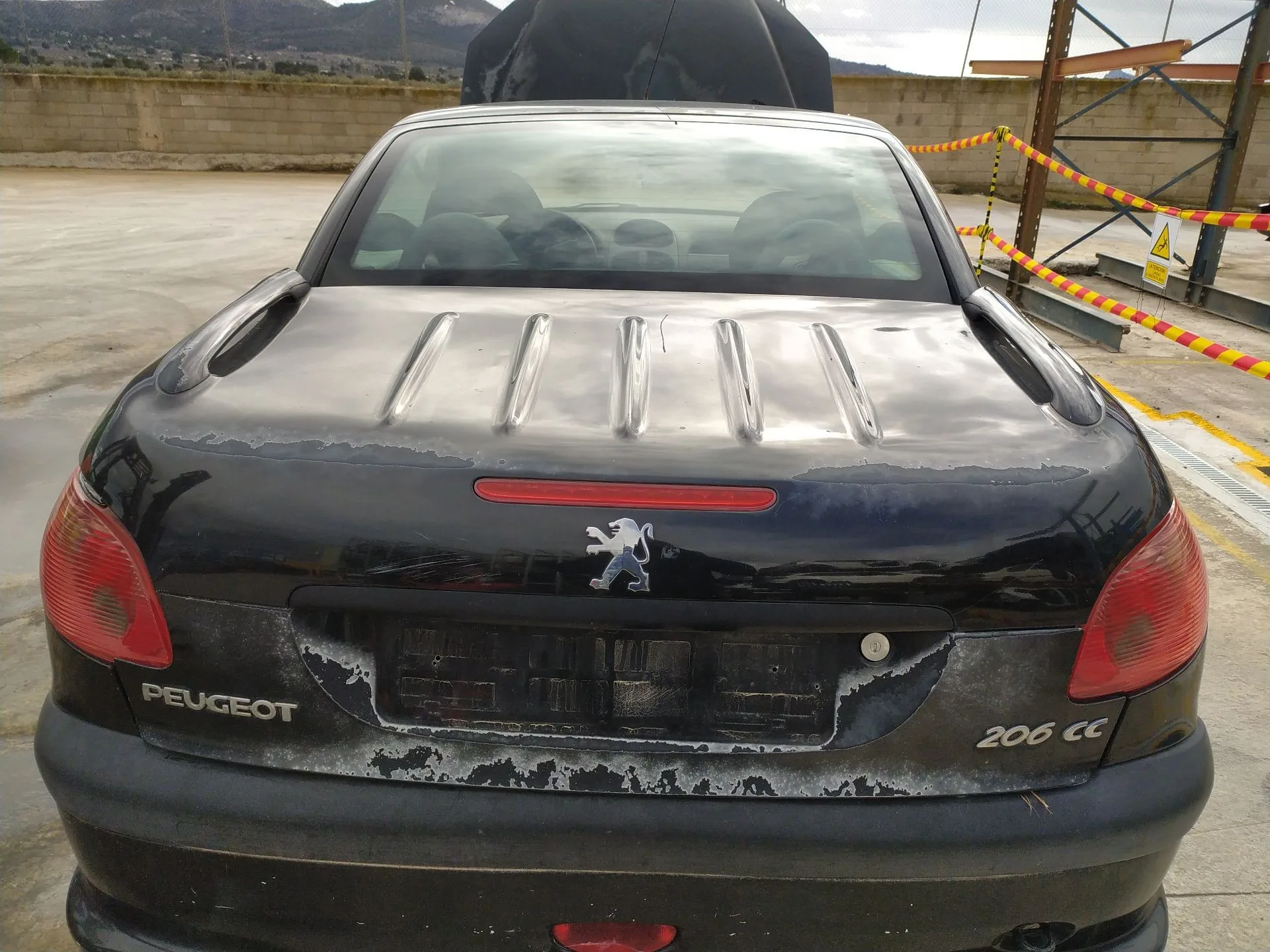 Tapa Maletero para Peugeot 206 Cc (2D)