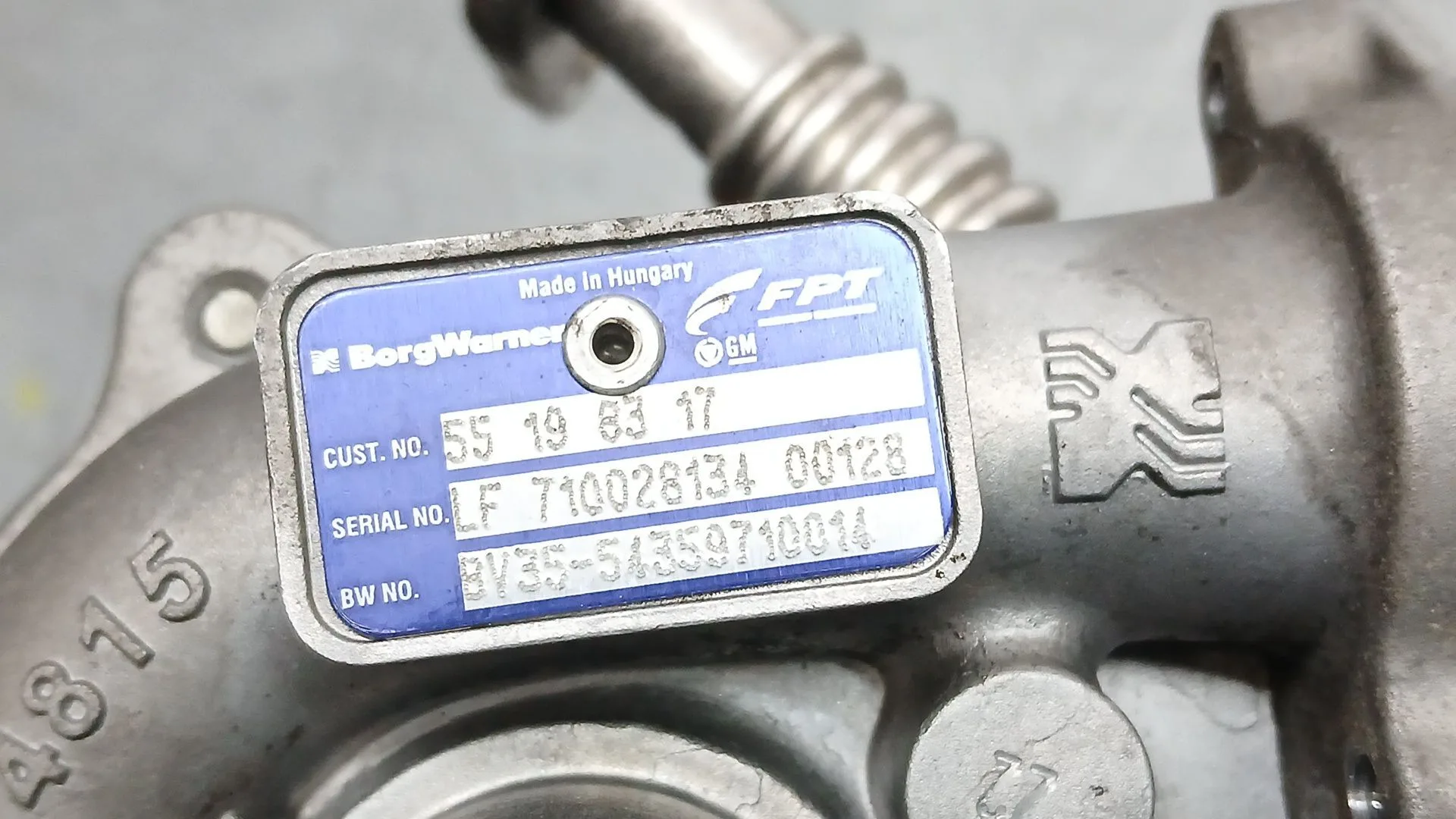 Turbocompresor para Jeep Cherokee