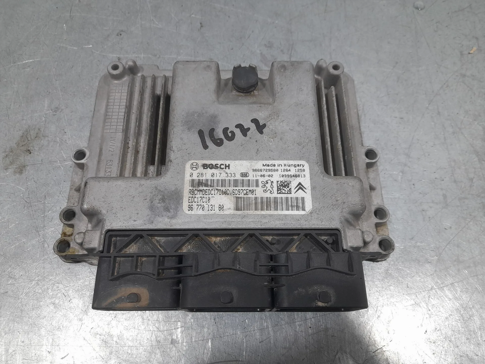 Centralita Motor Uce para Citroën C3 Picasso