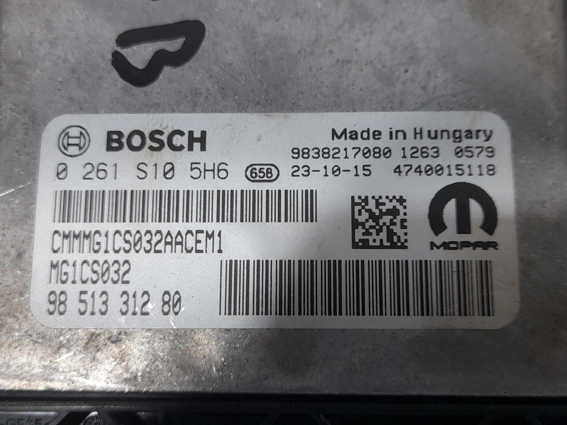 Centralita Motor Uce para Opel Corsa F