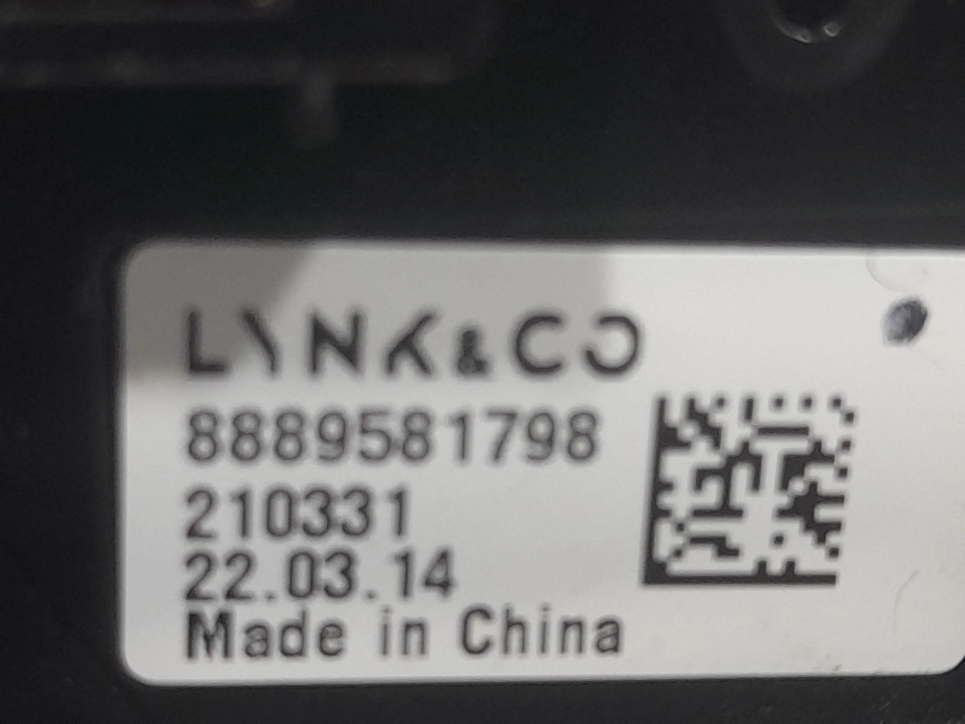 Interruptor para Lynk & Co 01