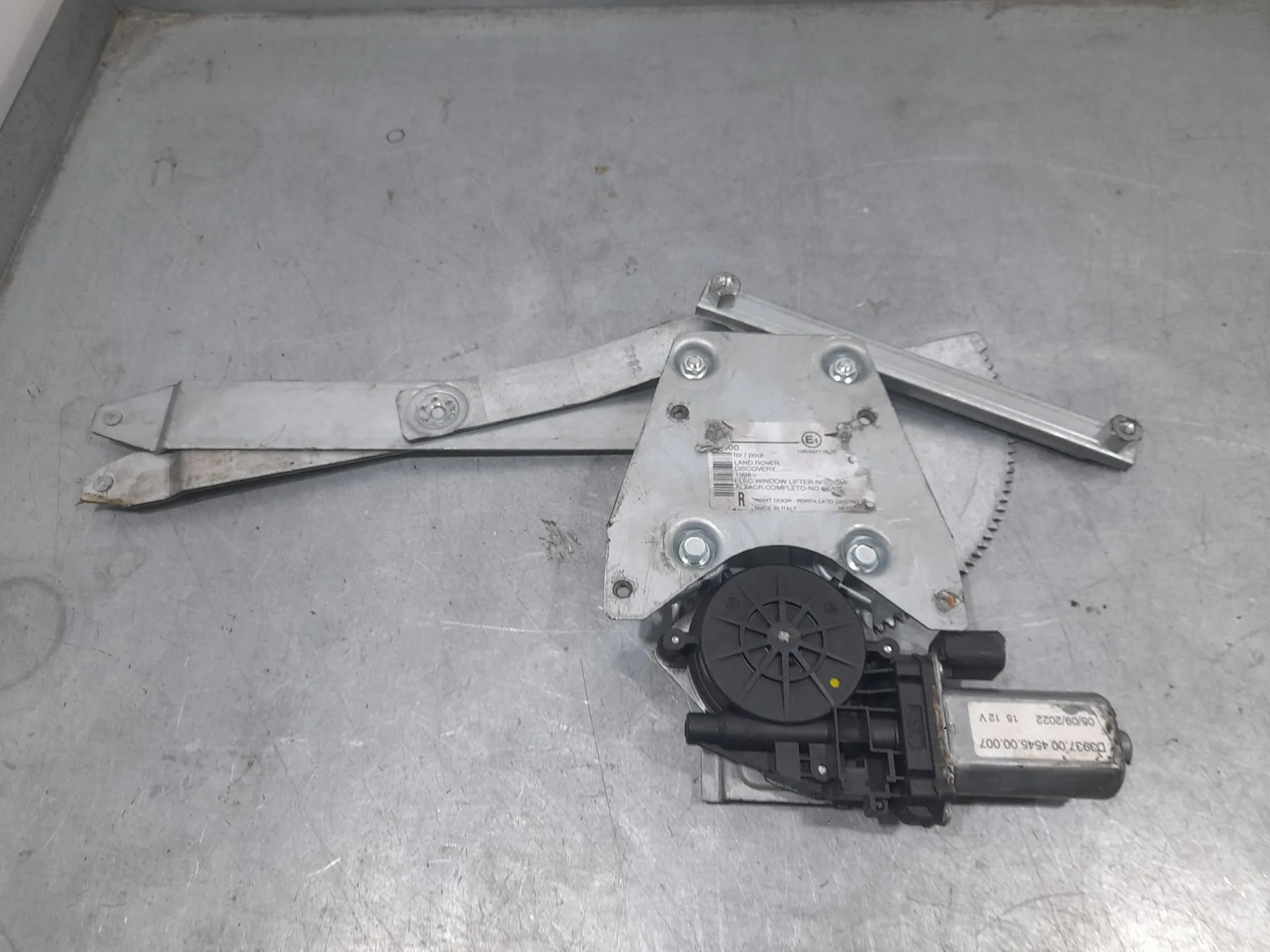 Elevalunas Delantero Derecho para Land Rover Discovery I (Lj)