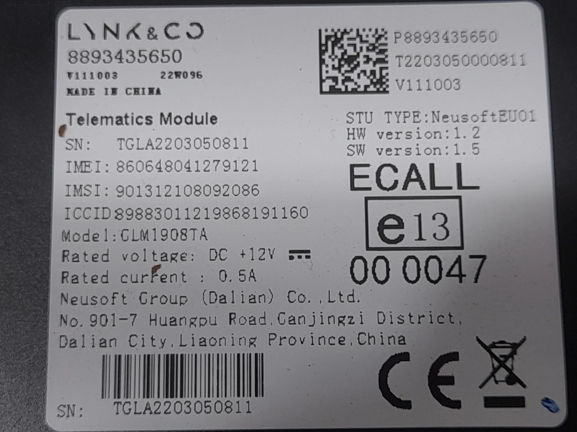 Modulo Electronico para Lynk & Co 01