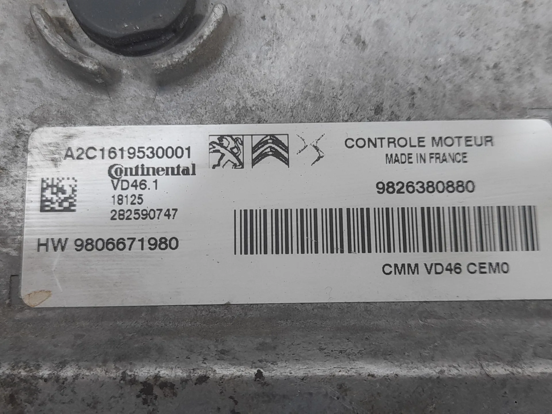 Centralita Motor Uce para Peugeot 3008