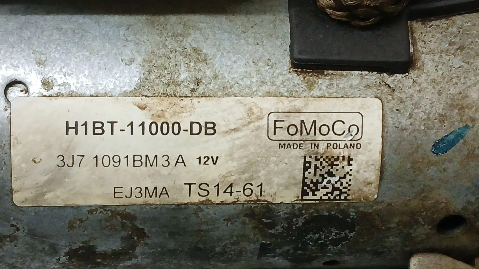 Motor Arranque para Ford Fiesta Vii (Hj, Hf)