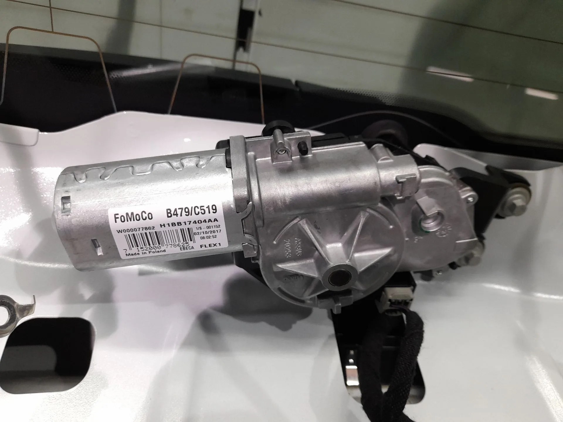 Motor Limpia Trasero para Ford Fiesta Vii (Hj, Hf)