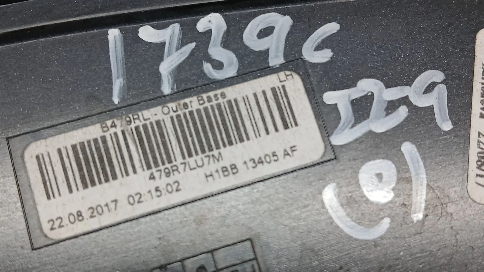 Piloto Trasero Izquierdo Interior para Ford Fiesta Vii (Hj, Hf)