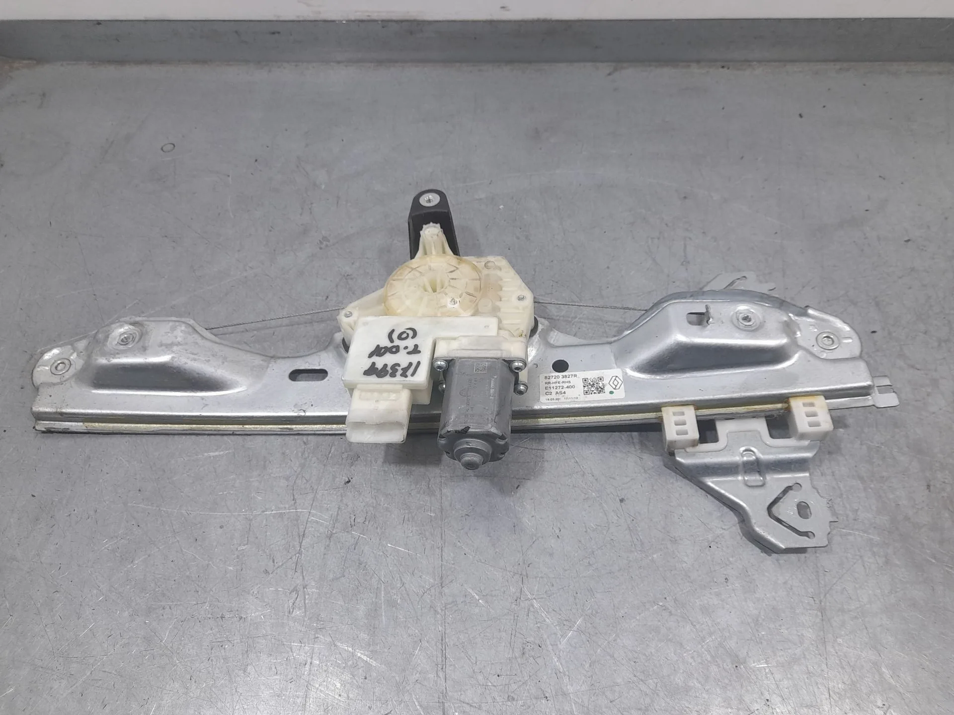 Elevalunas Trasero Derecho para Renault Kadjar (Ha_, Hl_)
