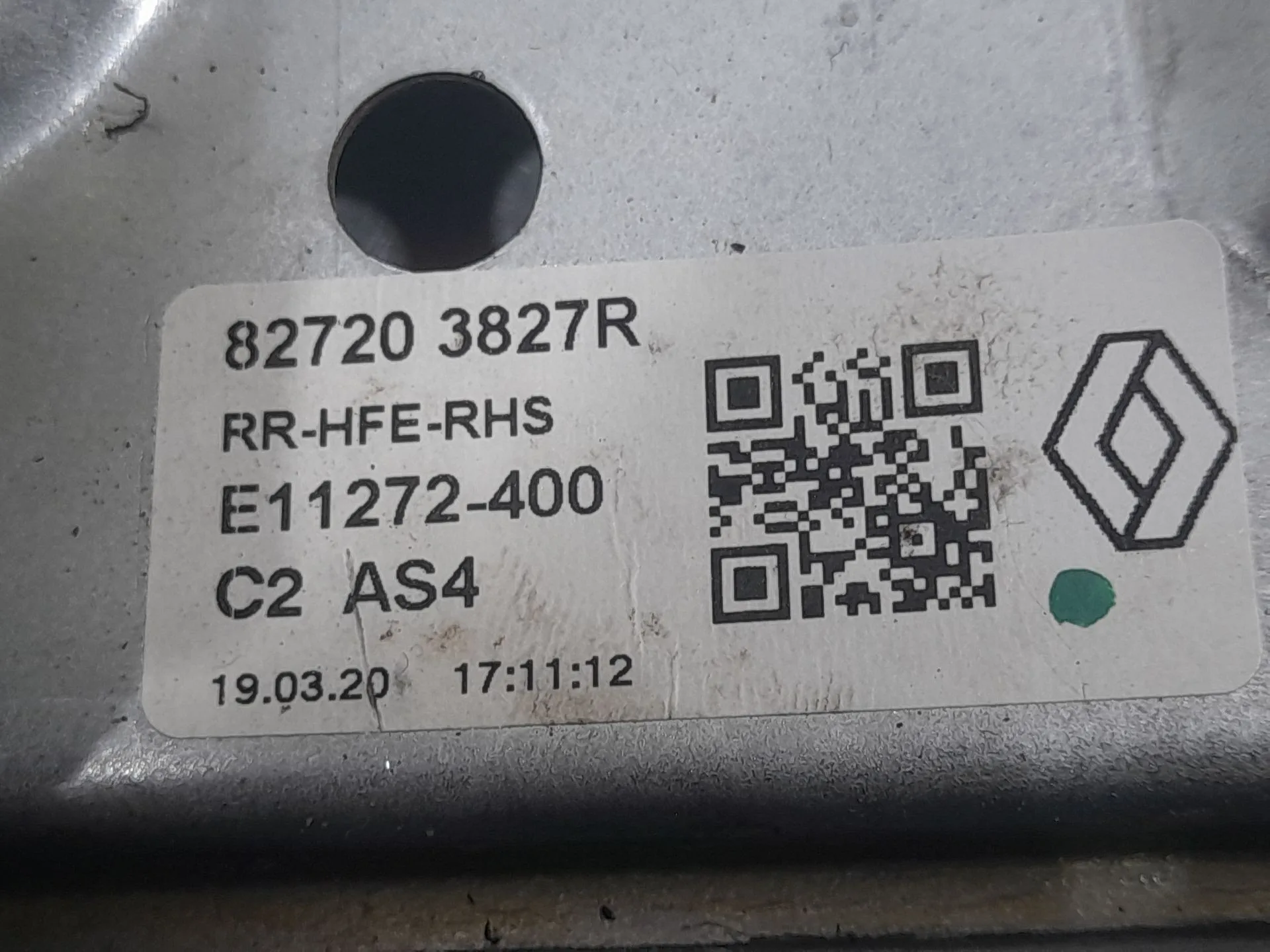 Elevalunas Trasero Derecho para Renault Kadjar (Ha_, Hl_)