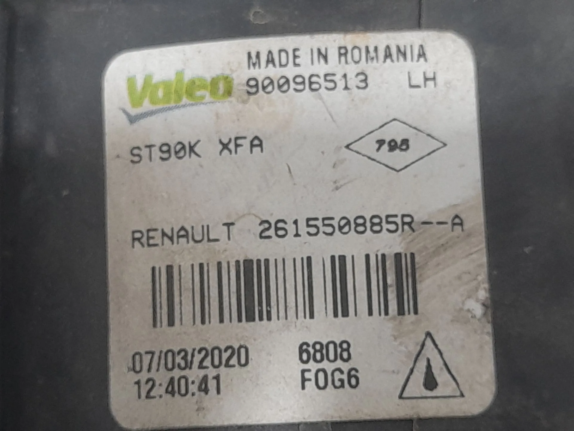 Faro Antiniebla Izquierdo para Renault Kadjar (Ha_, Hl_)