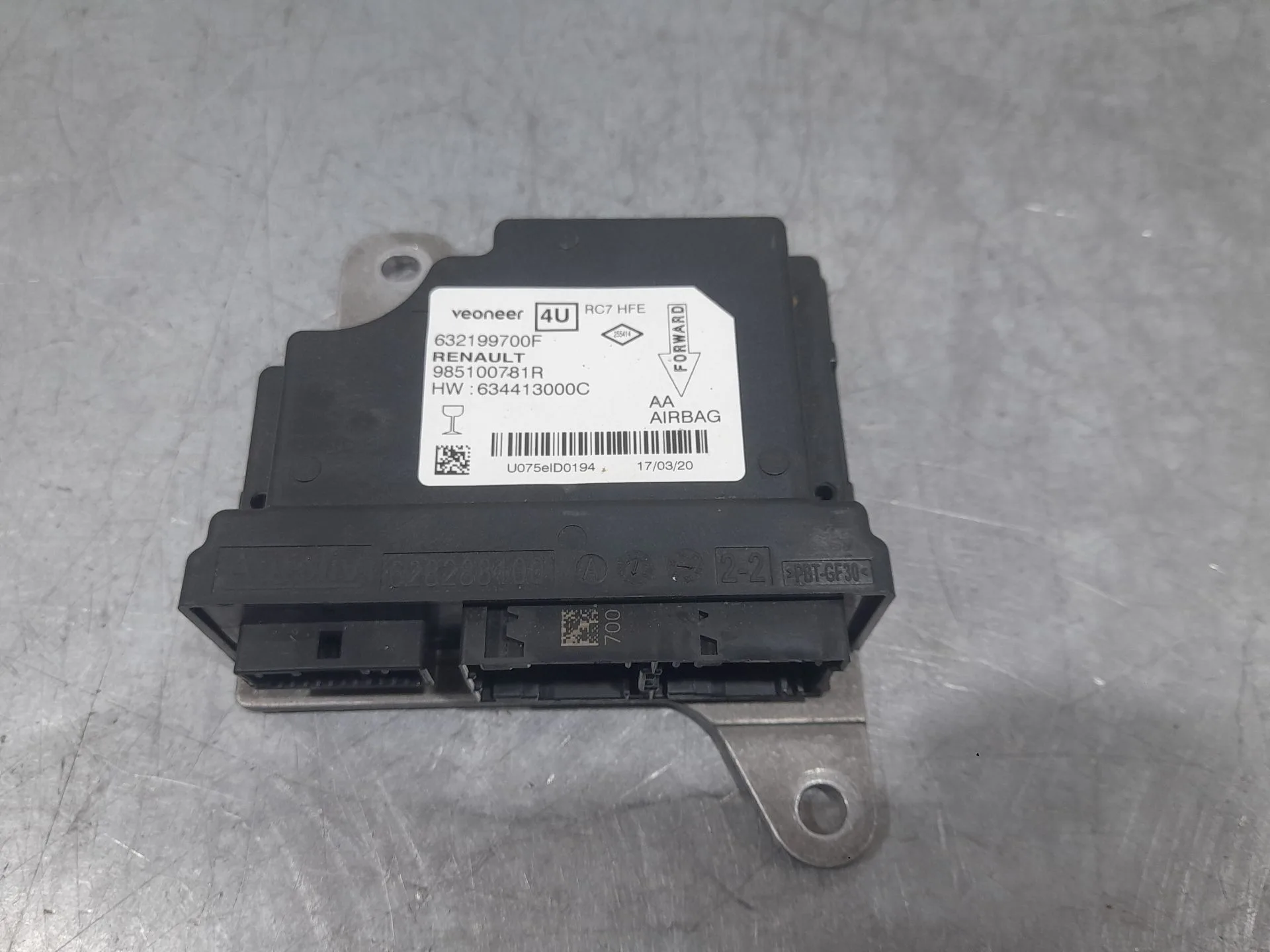 Kit Airbag para Renault Kadjar (Ha_, Hl_)