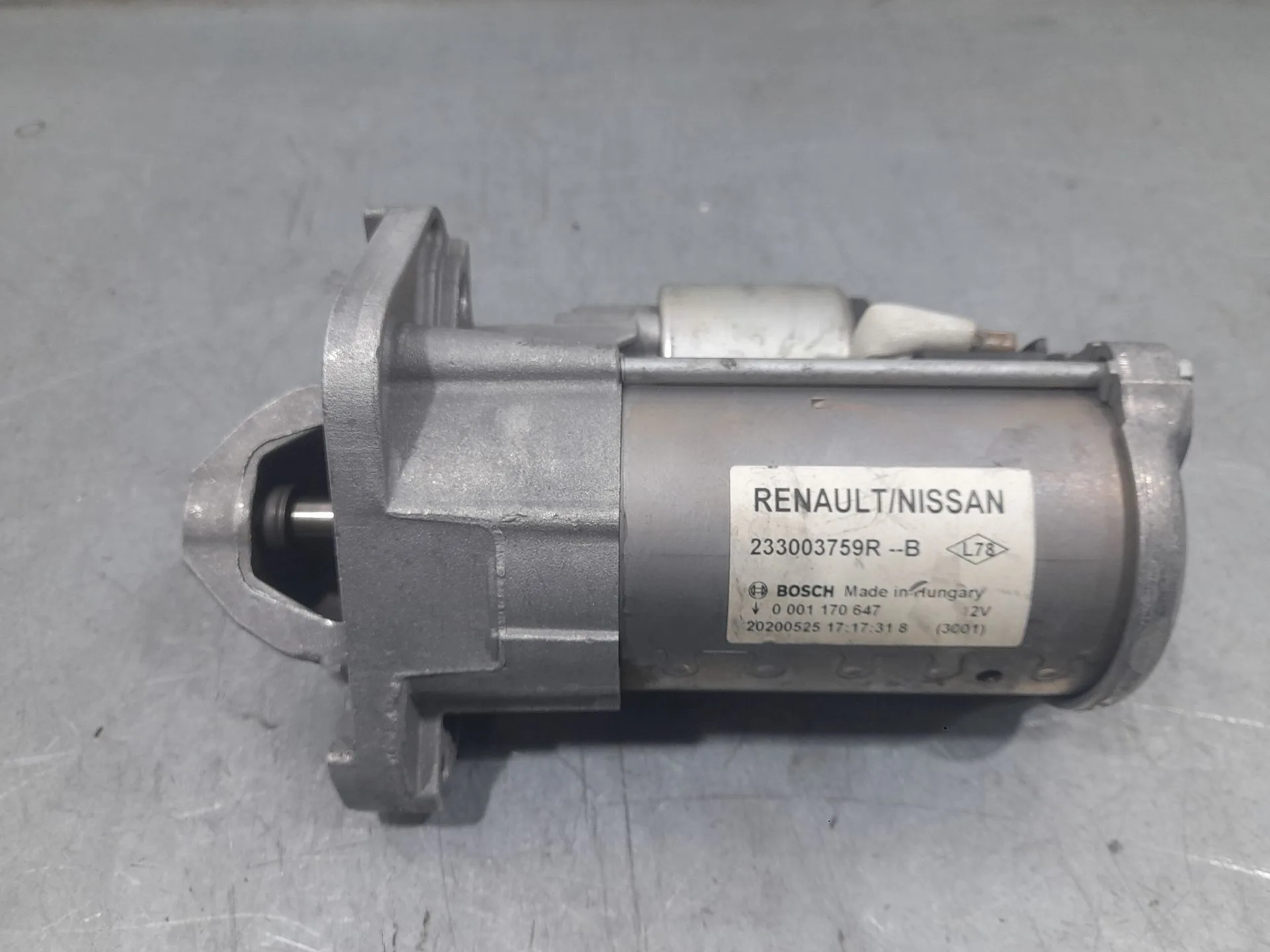 Motor Arranque para Renault Kadjar (Ha_, Hl_)