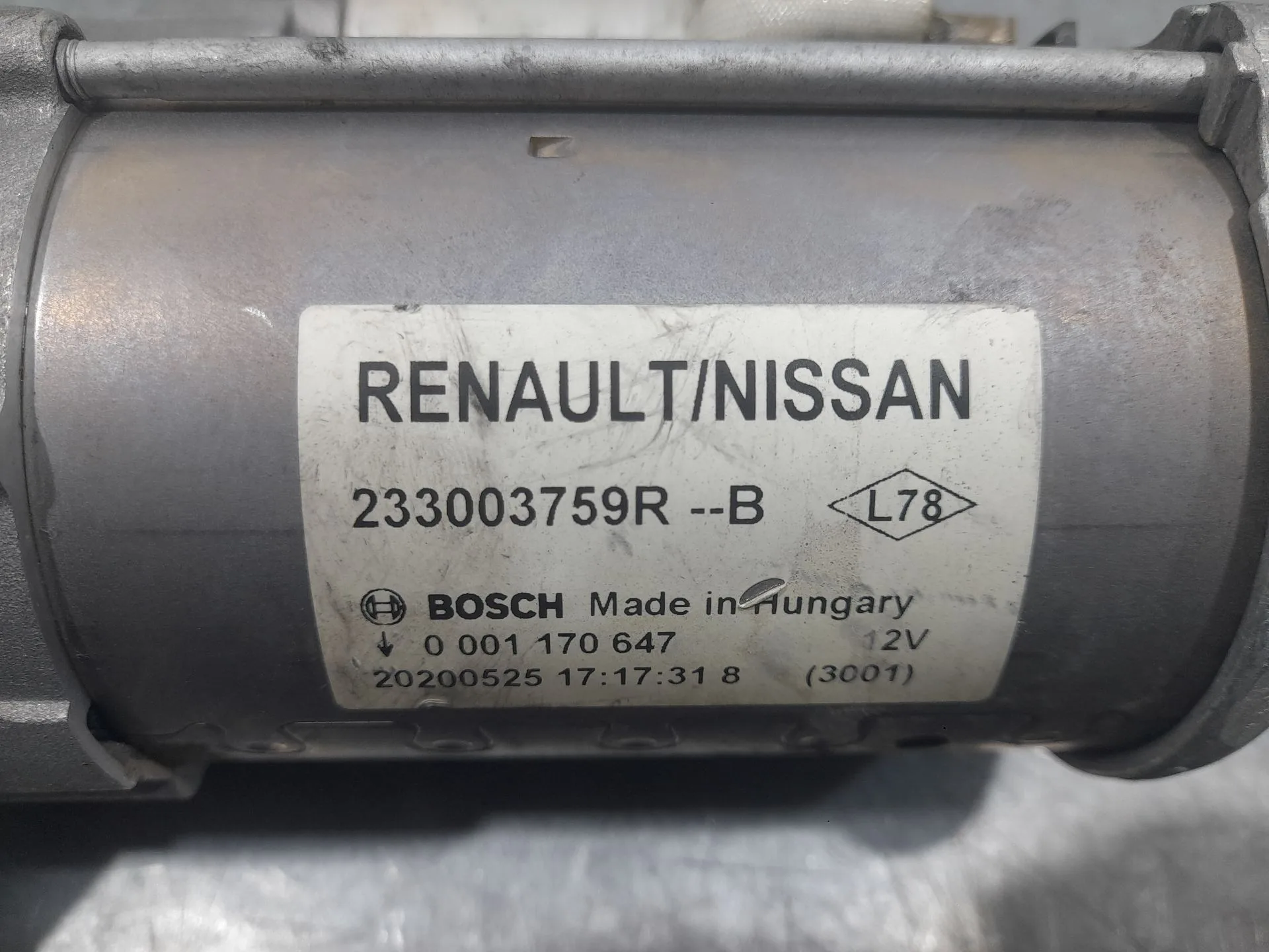 Motor Arranque para Renault Kadjar (Ha_, Hl_)